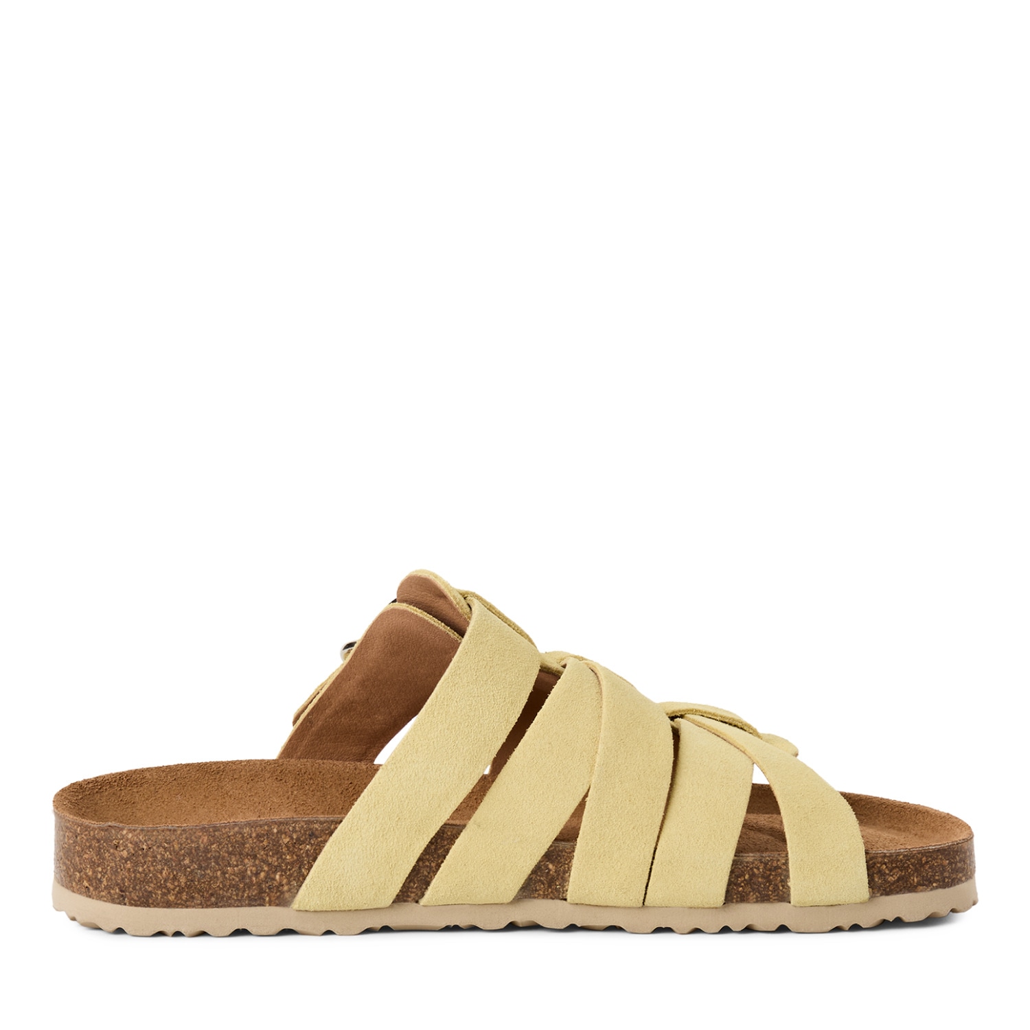 Tamaris Pantolette  Schlupfschuh, Hausschuh, Sommerschuh mit Veloursleder-Fußbett