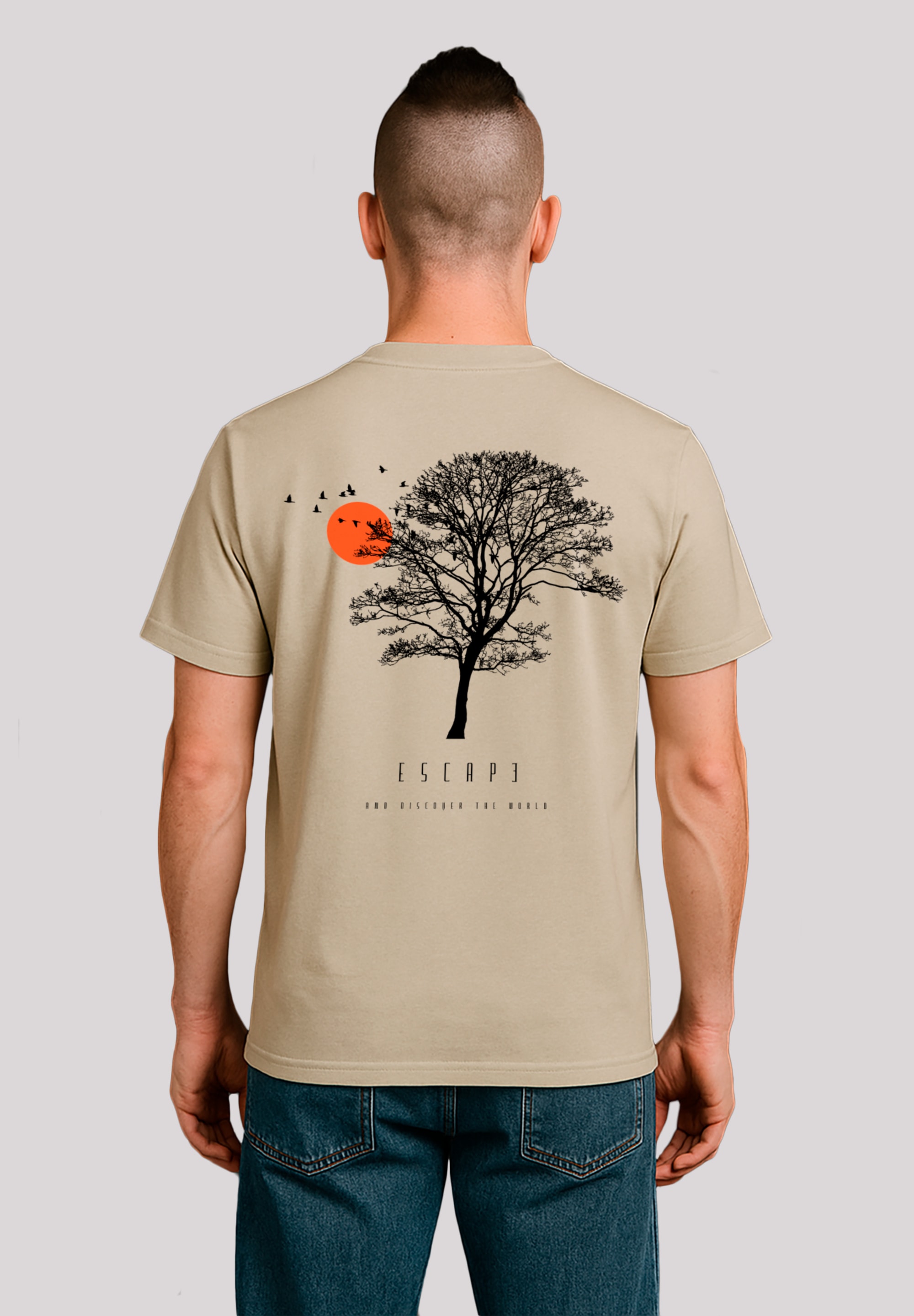 F4NT4STIC T-Shirt "Escape Discover the World Tree Birds", Premium Qualität, günstig online kaufen