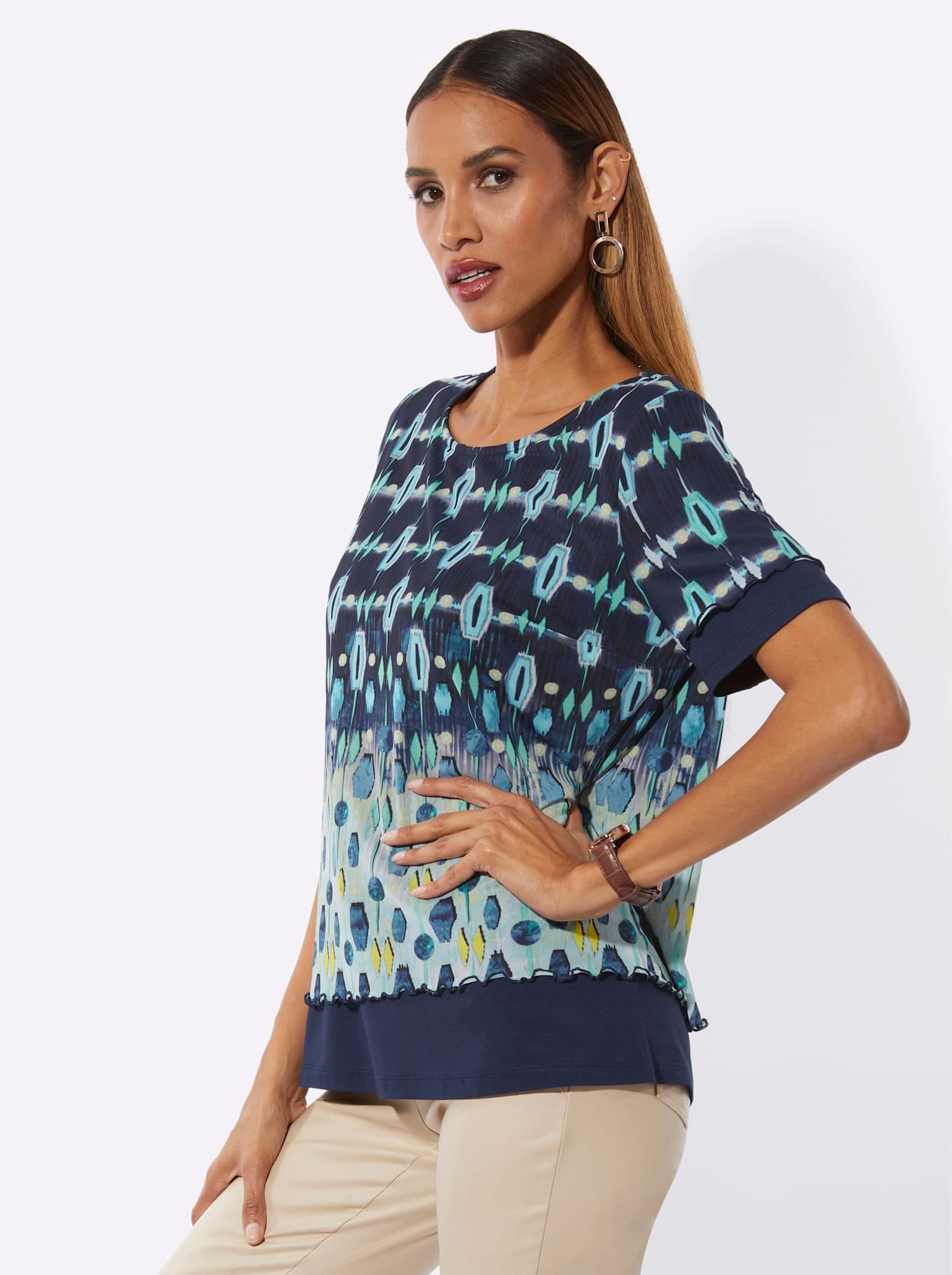 creation L 2-in-1-Shirt »Mesh-Shirt« 1 tlg.