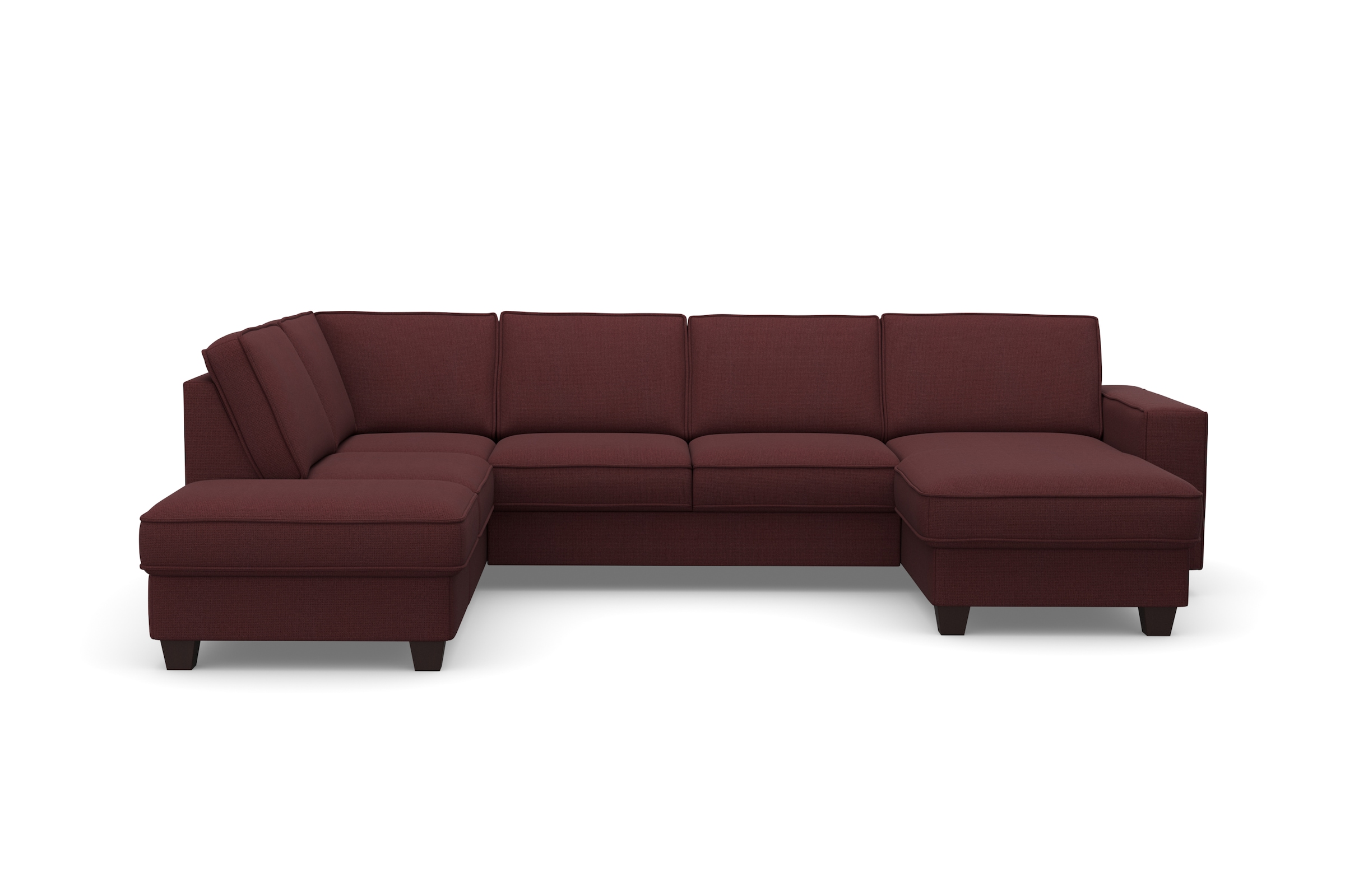 Home affaire Wohnlandschaft "County U-Form" wahlweise Ottomane links oder r günstig online kaufen