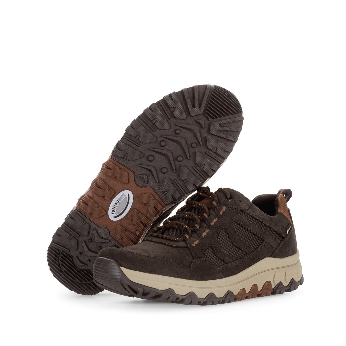 Gabor Sneaker »rollingsoft Sneaker low Materialmix Leder/Textil«