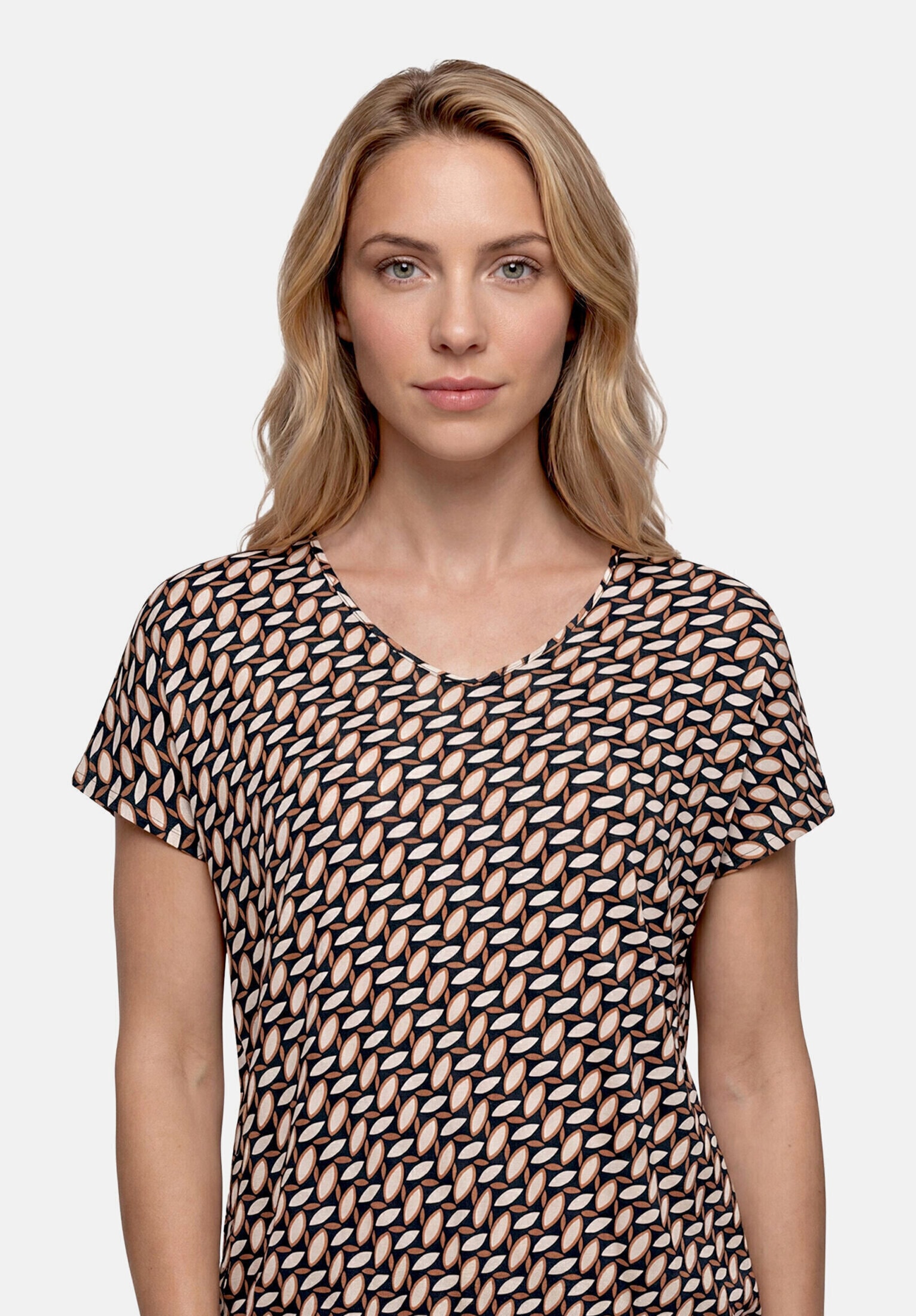 Betty Barclay Kurzarmshirt »Damen mit V-Ausschnitt« 1