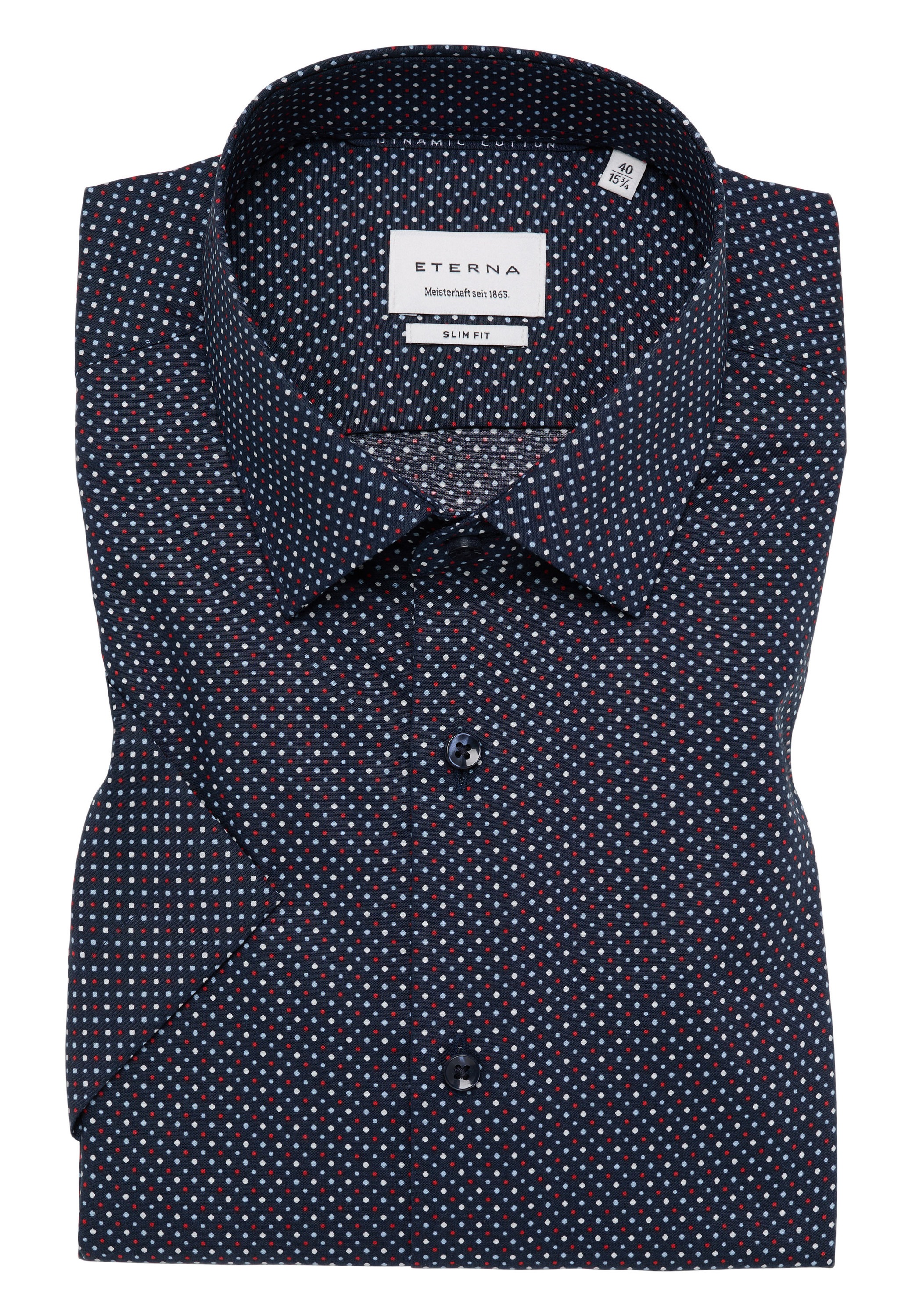 Thumbnail - Eterna Kurzarmhemd "SLIM FIT" NON IRON (bügelfrei)