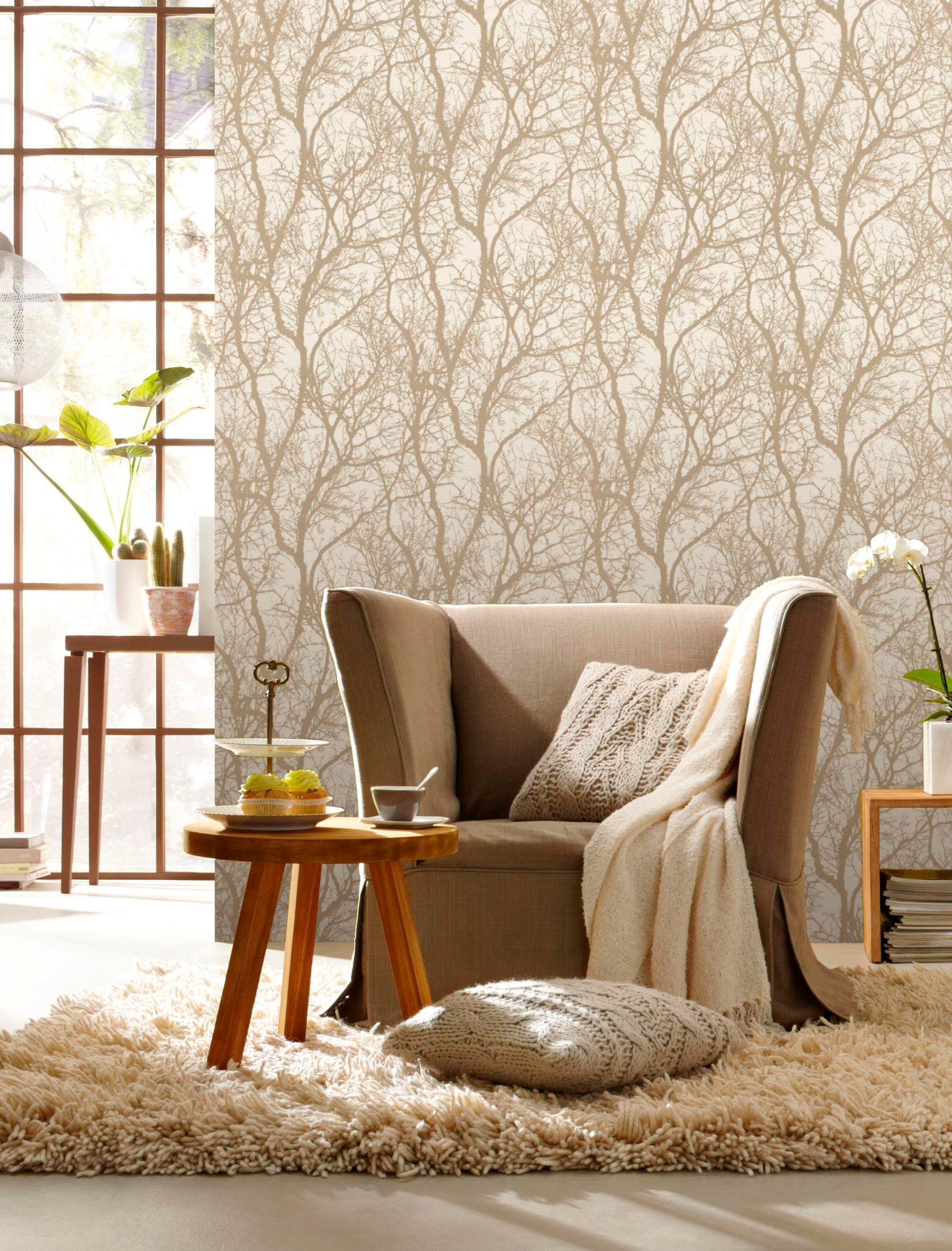 Rasch Strukturtapete »#Tapetenwechsel«, gemustert-floral