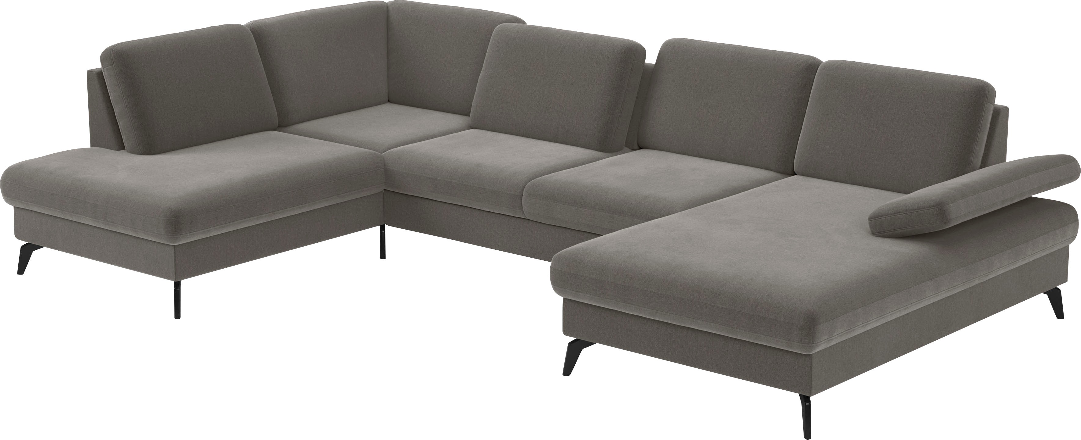 Thumbnail - sit&more Wohnlandschaft "Morris U-Form, inkl. Sitztiefenverstellung", wahlweise mit Armteilverstellung, Bettfunktion & B...