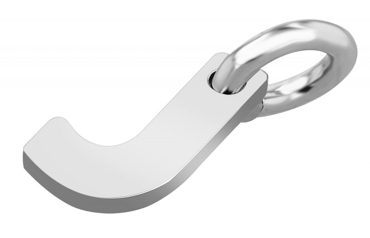 Adelia´s Kettenanhänger »moderner Buchstabe Anhänger aus 925 Sterling Silber«