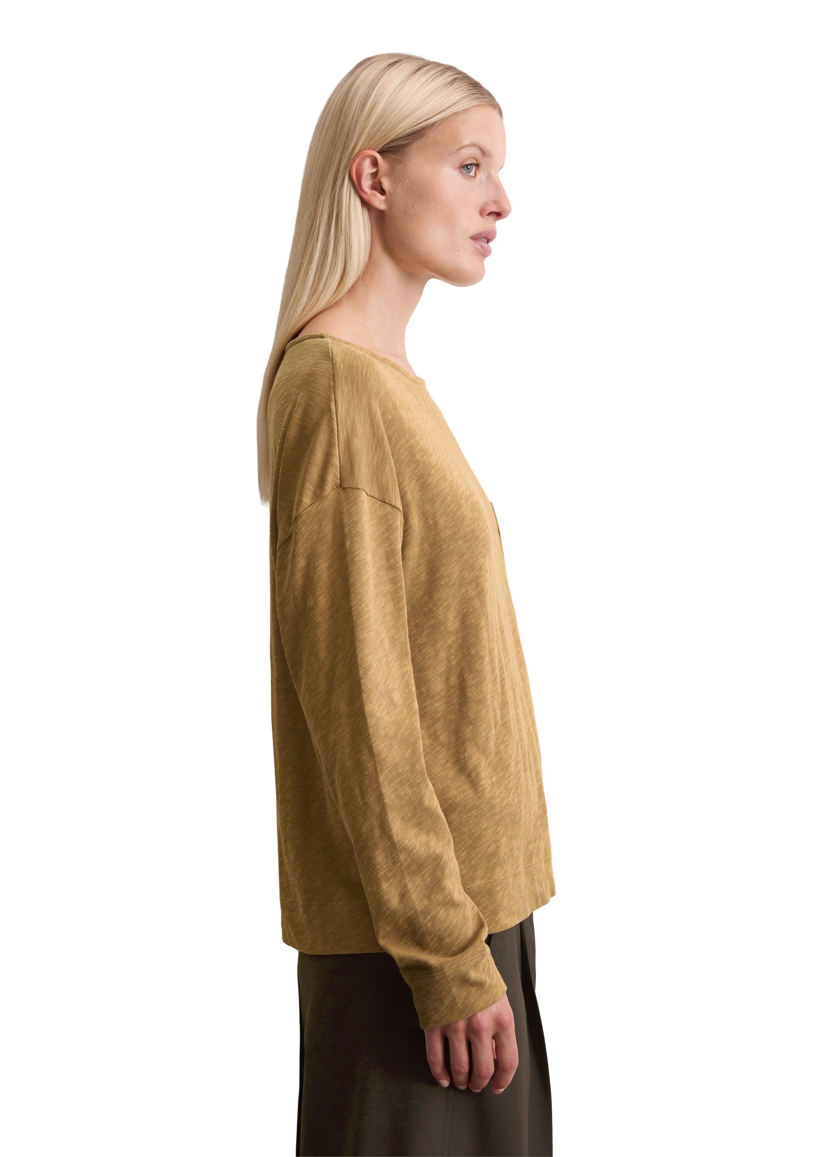 Marc OPolo Langarmshirt "aus Slub Jersey" günstig online kaufen