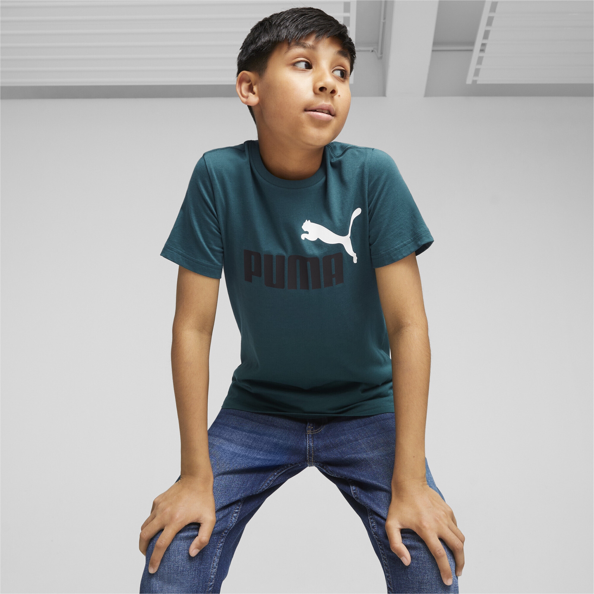 Black Friday PUMA Trainingsshirt »Essentials+ Two-Tone Logo T-Shirt Jungen«  | BAUR