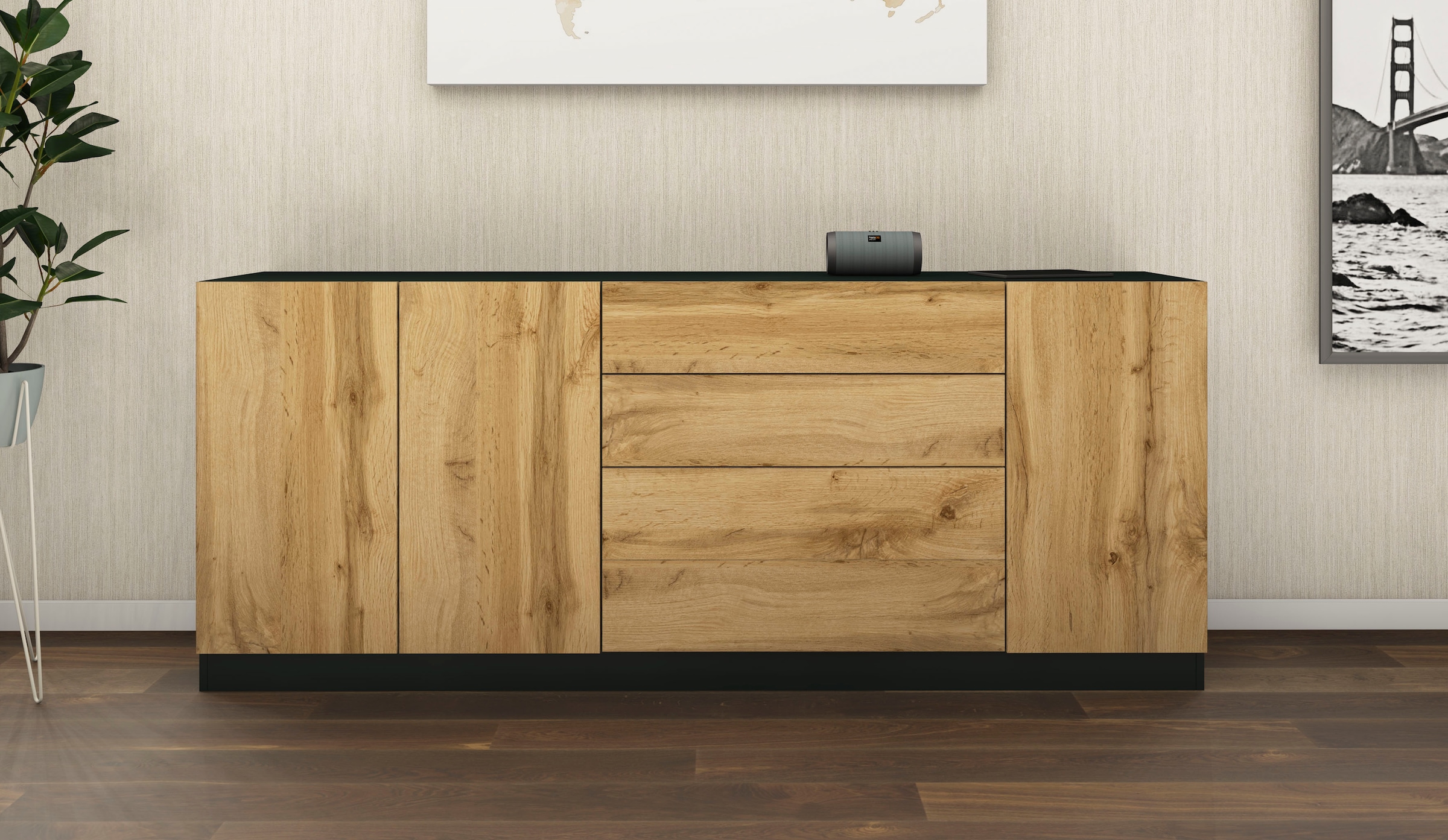 BAUR 190 Möbel Sideboard cm | Breite »Vaasa«, borchardt