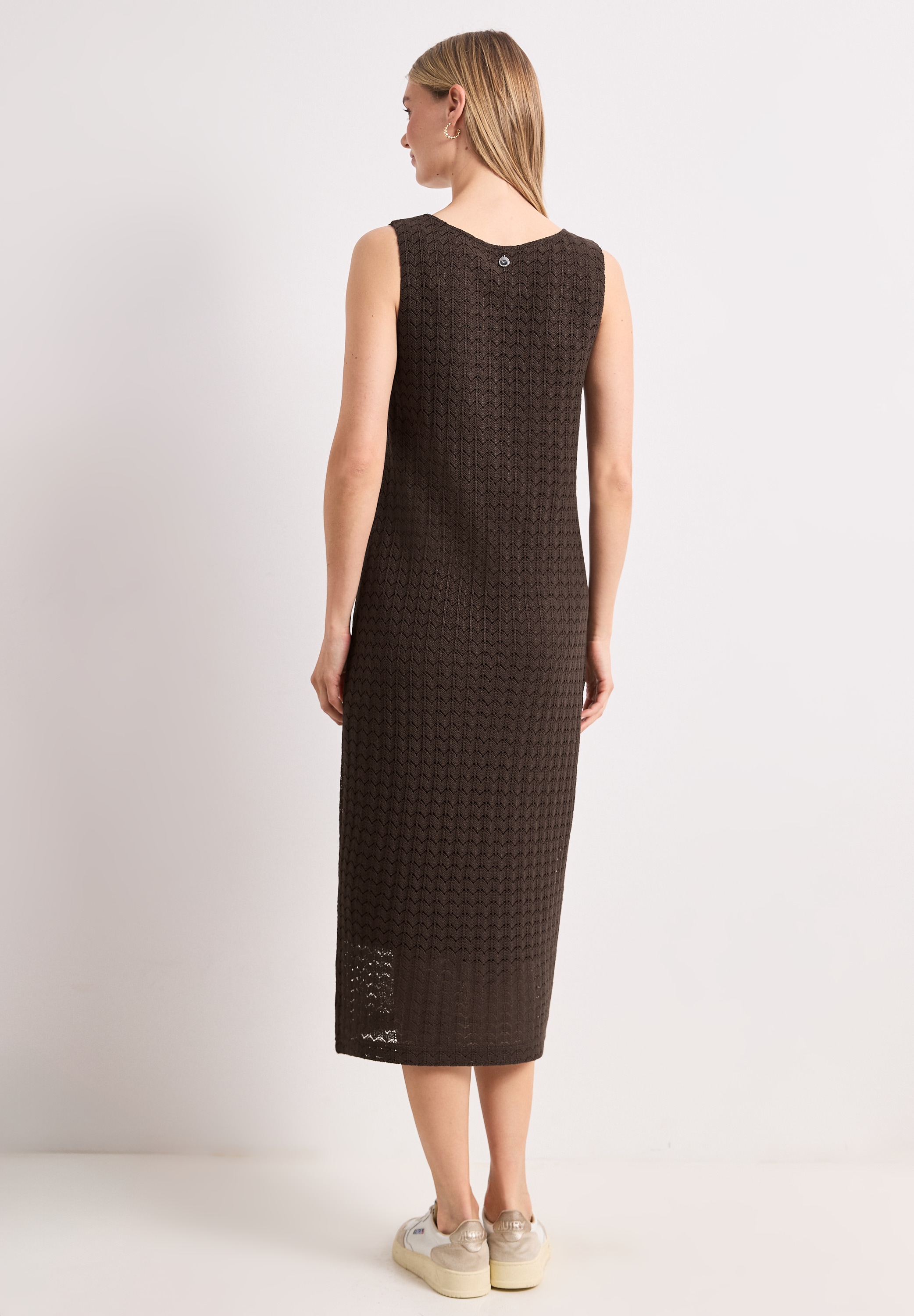 STREET ONE Midikleid Ohne Taschen in Unifarbe