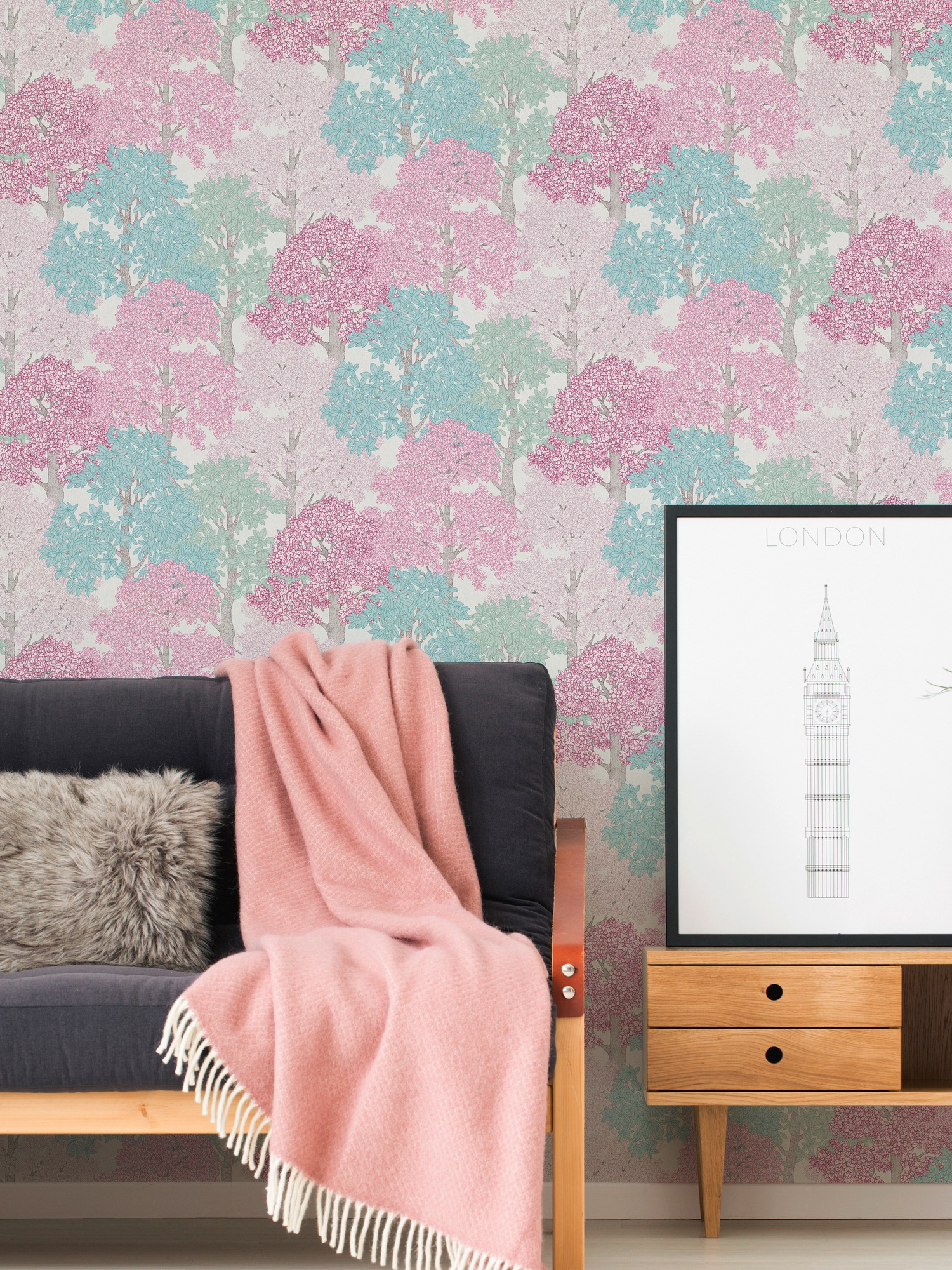 Architects Paper Vliestapete »Floral Impression«, floral-botanisch-Wald, Blumentapete Tapete Wald Tapeten Wohnzimmer Schlafzimmer Küche Design