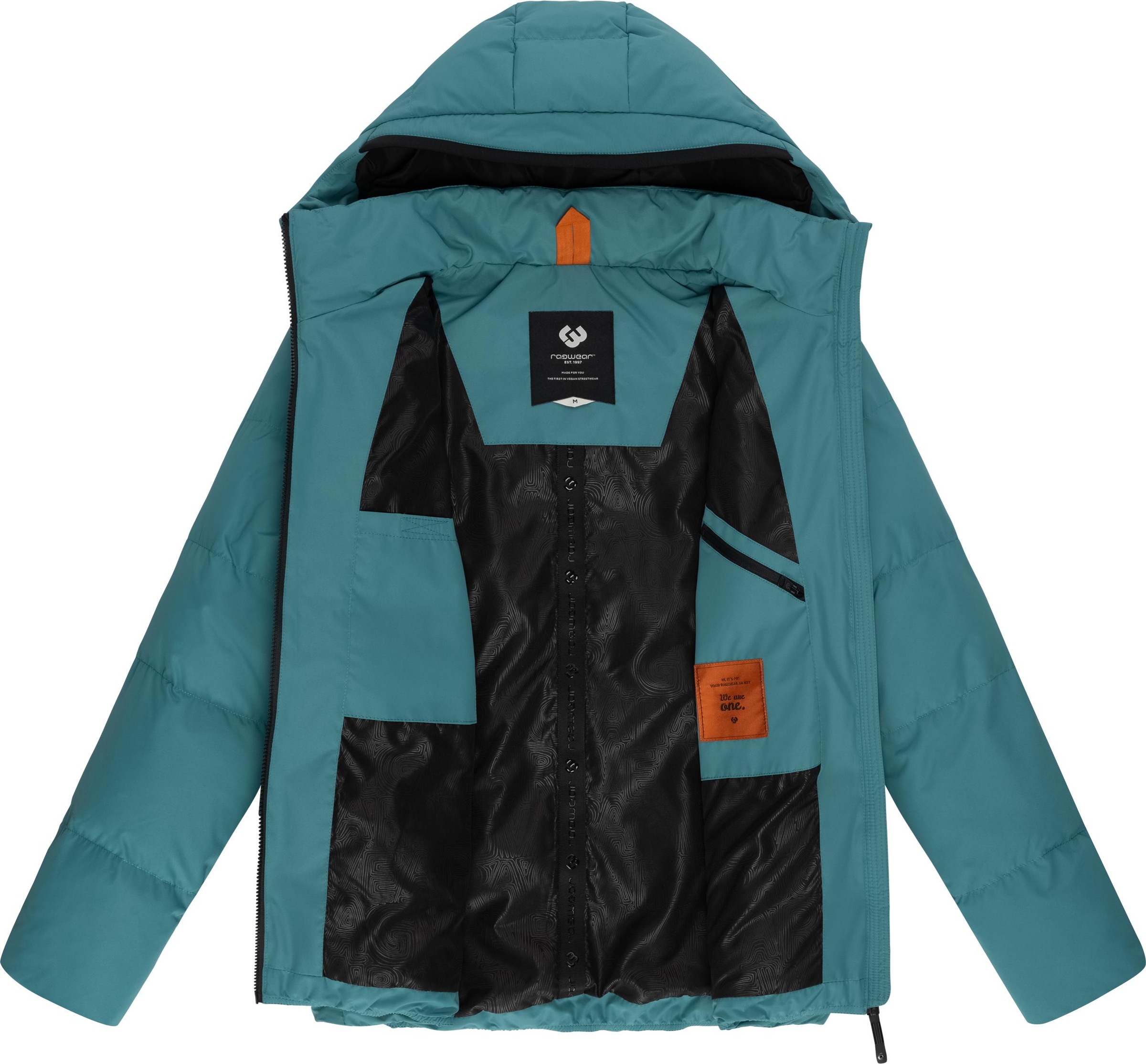 Ragwear Steppjacke »Norg«, mit Kapuze, wasserdichte Herren Winterjacke