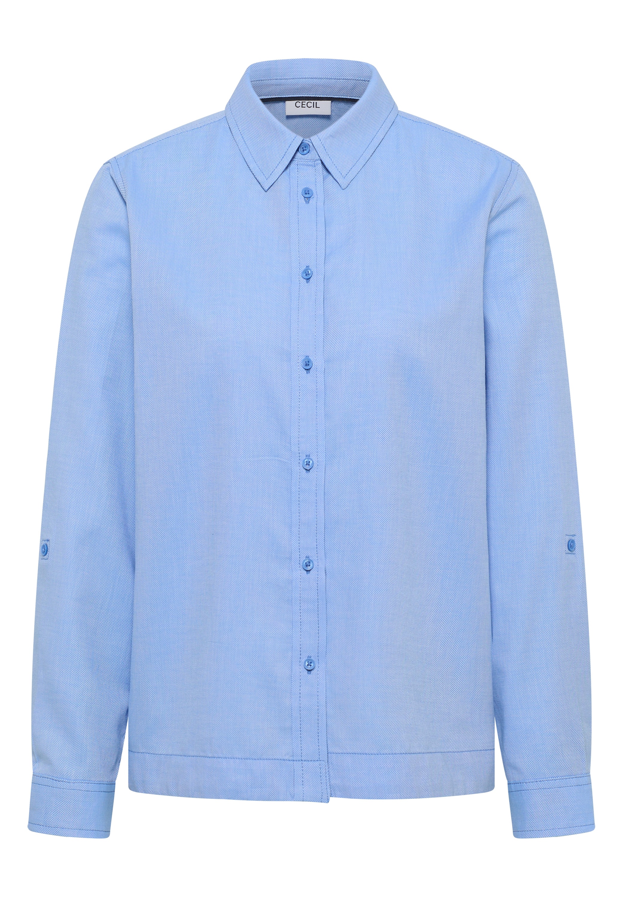 Cecil Langarmbluse aus reiner Baumwolle