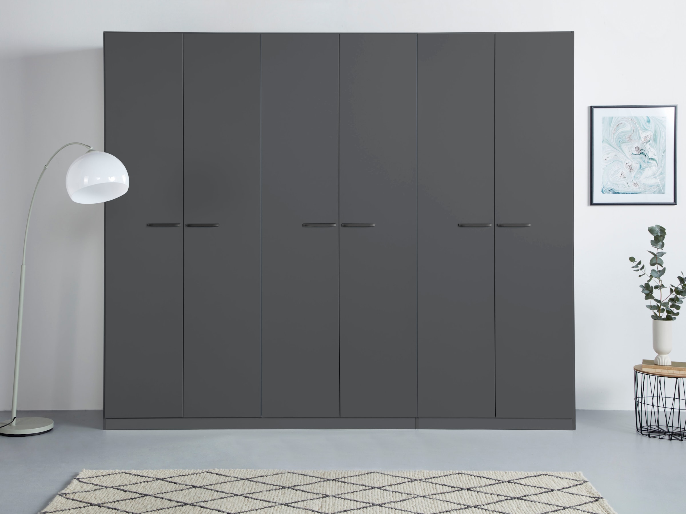 OTTO home Kleiderschrank "Mehrzweckschrank Aktenschrank Möbel Mietswohnung Schlafzimmer OTELI" erhältlich in Breiten 91-360 cm, ab Breite 136cm inkl. Innenschubladen, mit zusätzlichen Einlegeböden, optional mit Spiegel MADE IN GERMANY