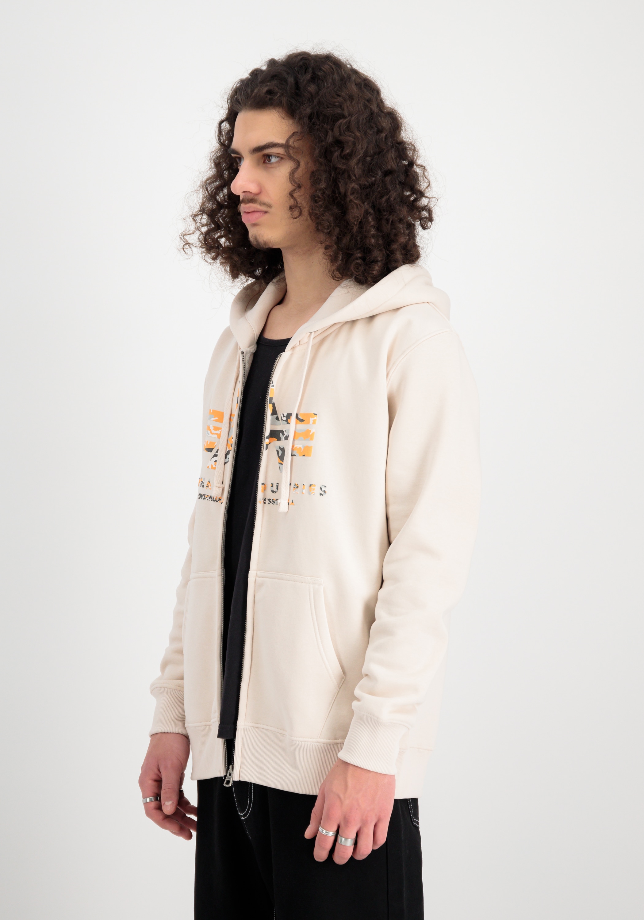 Alpha Industries "Basic Zip Hoodie PP Camo"