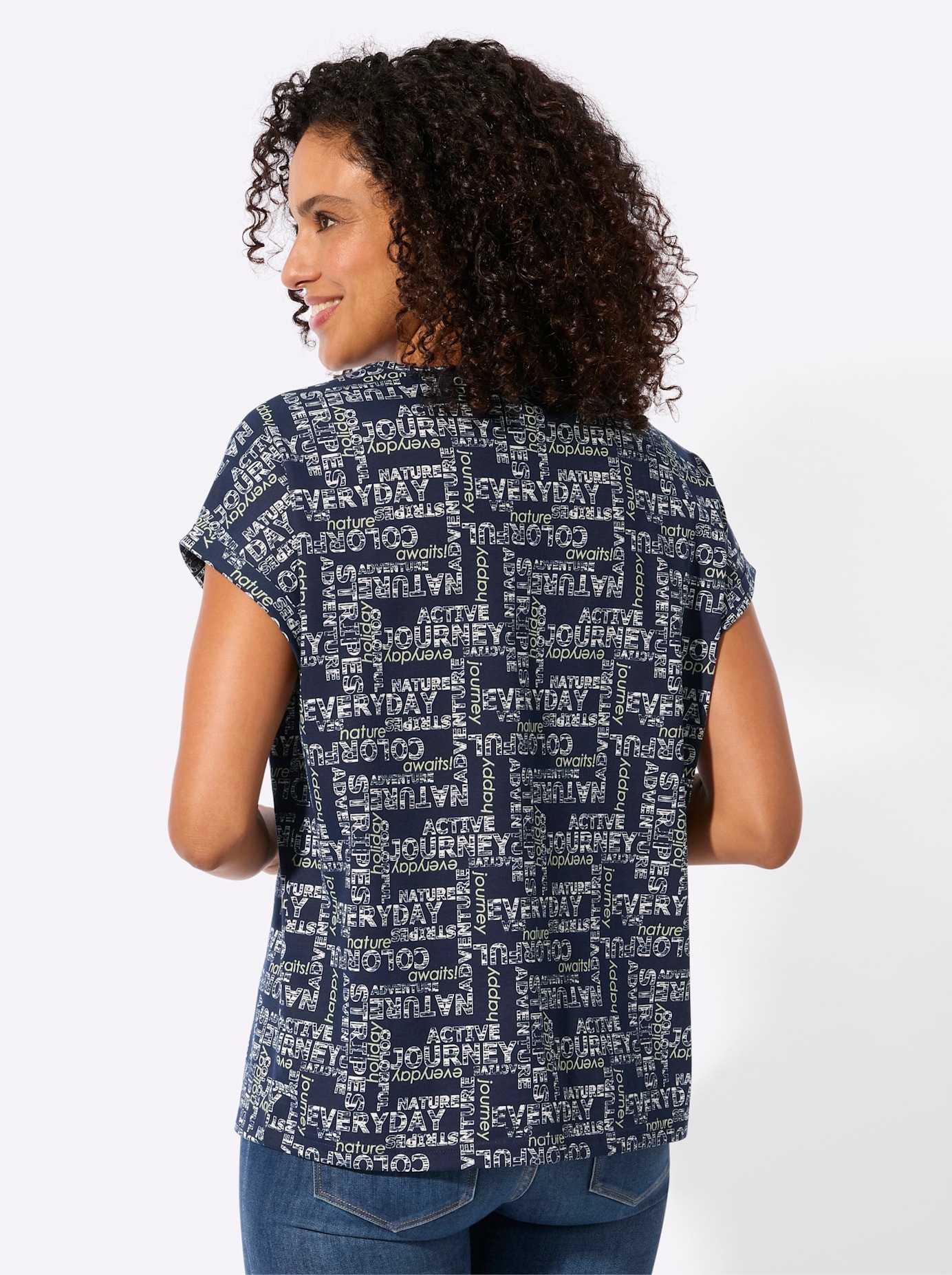 Casual Looks Print-Shirt "Druck-Shirt", 1 tlg. günstig online kaufen