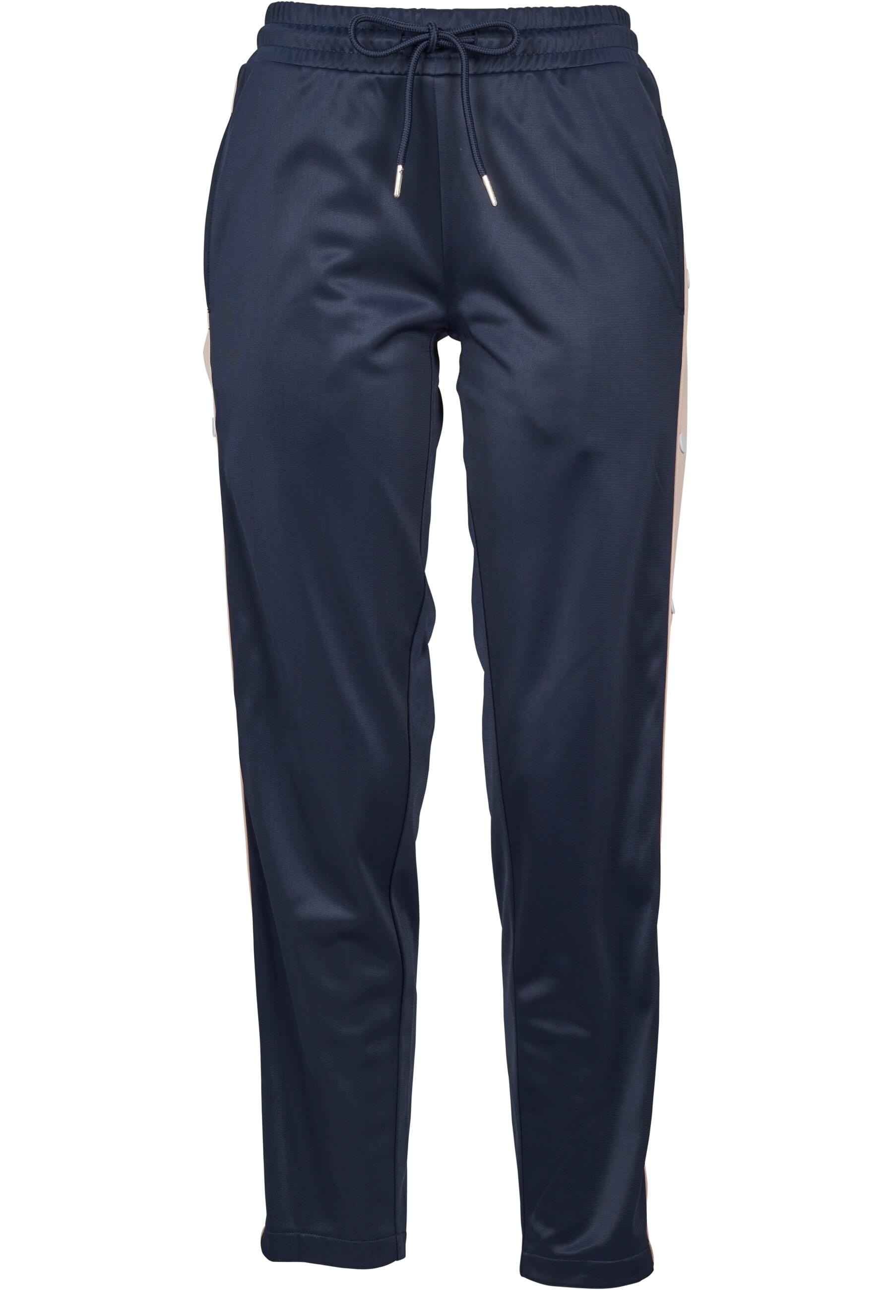 URBAN CLASSICS Stoffhose "Urban Classics Damen Ladies Button Up Track Pants", (1 tlg.)