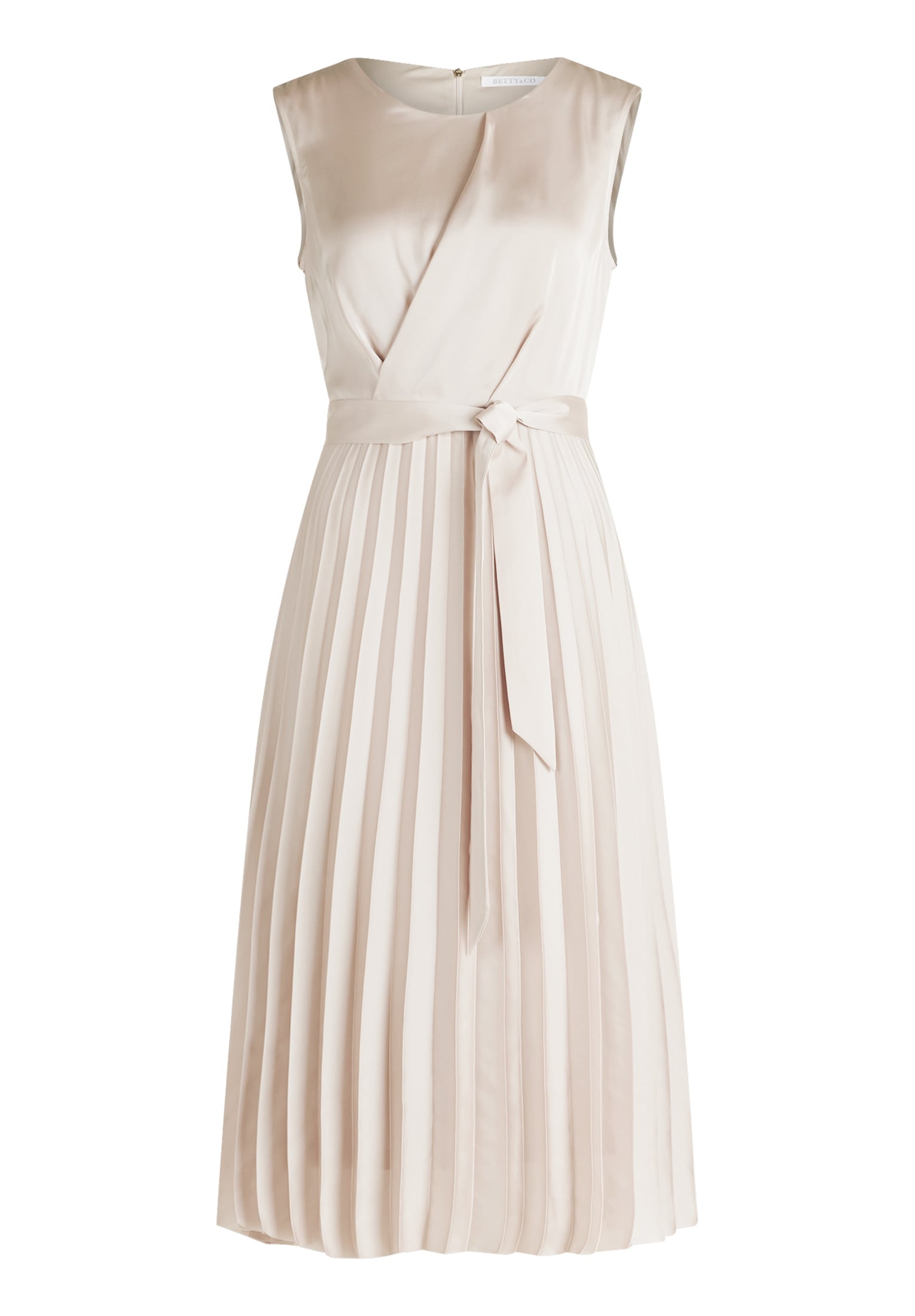 Betty&Co Chiffonkleid »Betty & Co Chiffonkleid mit Plissee«, Plissee