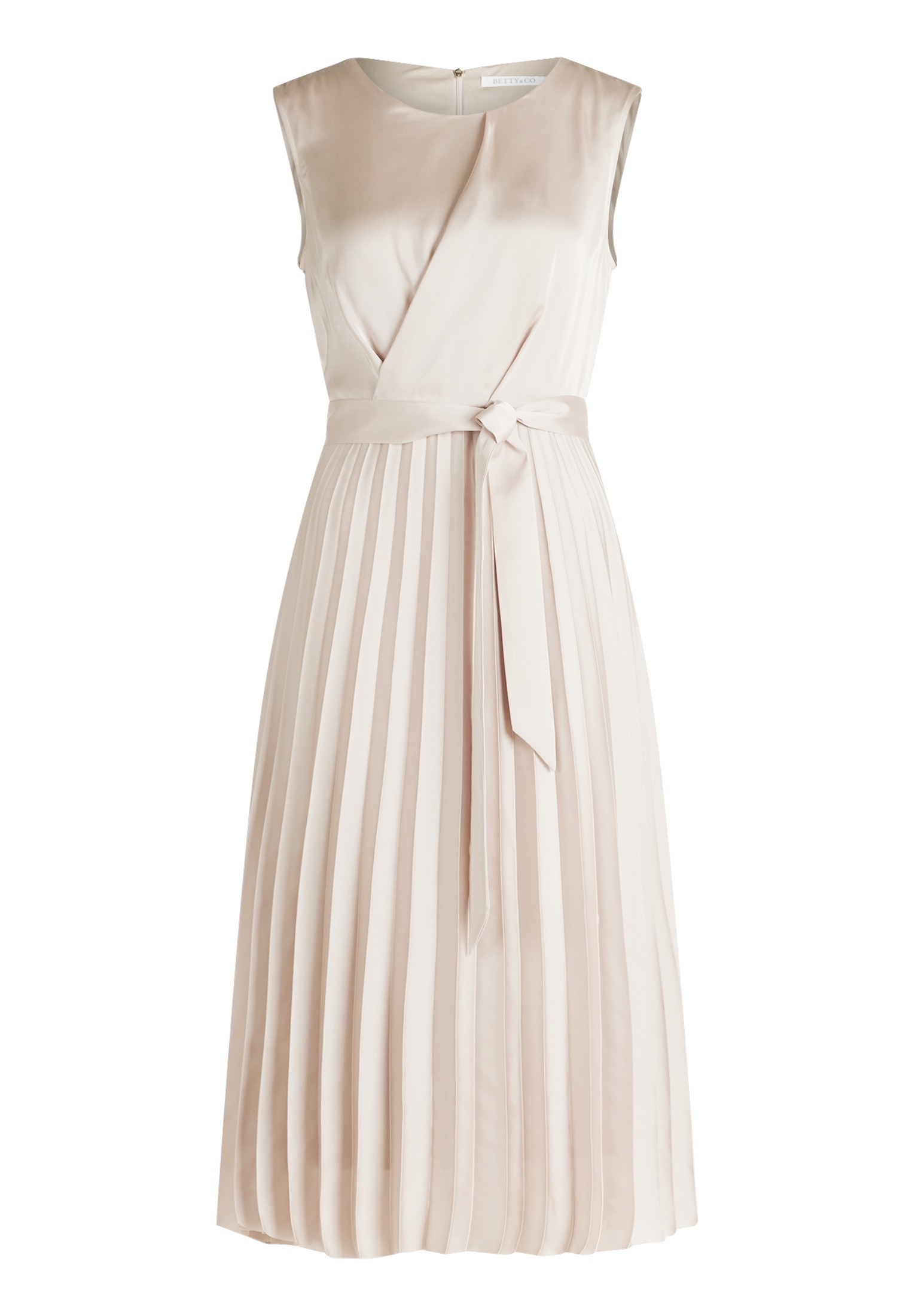Betty&Co Midikleid "Betty & Co Chiffonkleid mit Plissee", Plissee günstig online kaufen