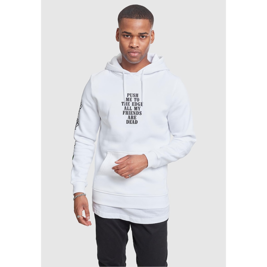 MisterTee Sweatshirt »MisterTee Herren Push Me Hoody«, (1 tlg.)