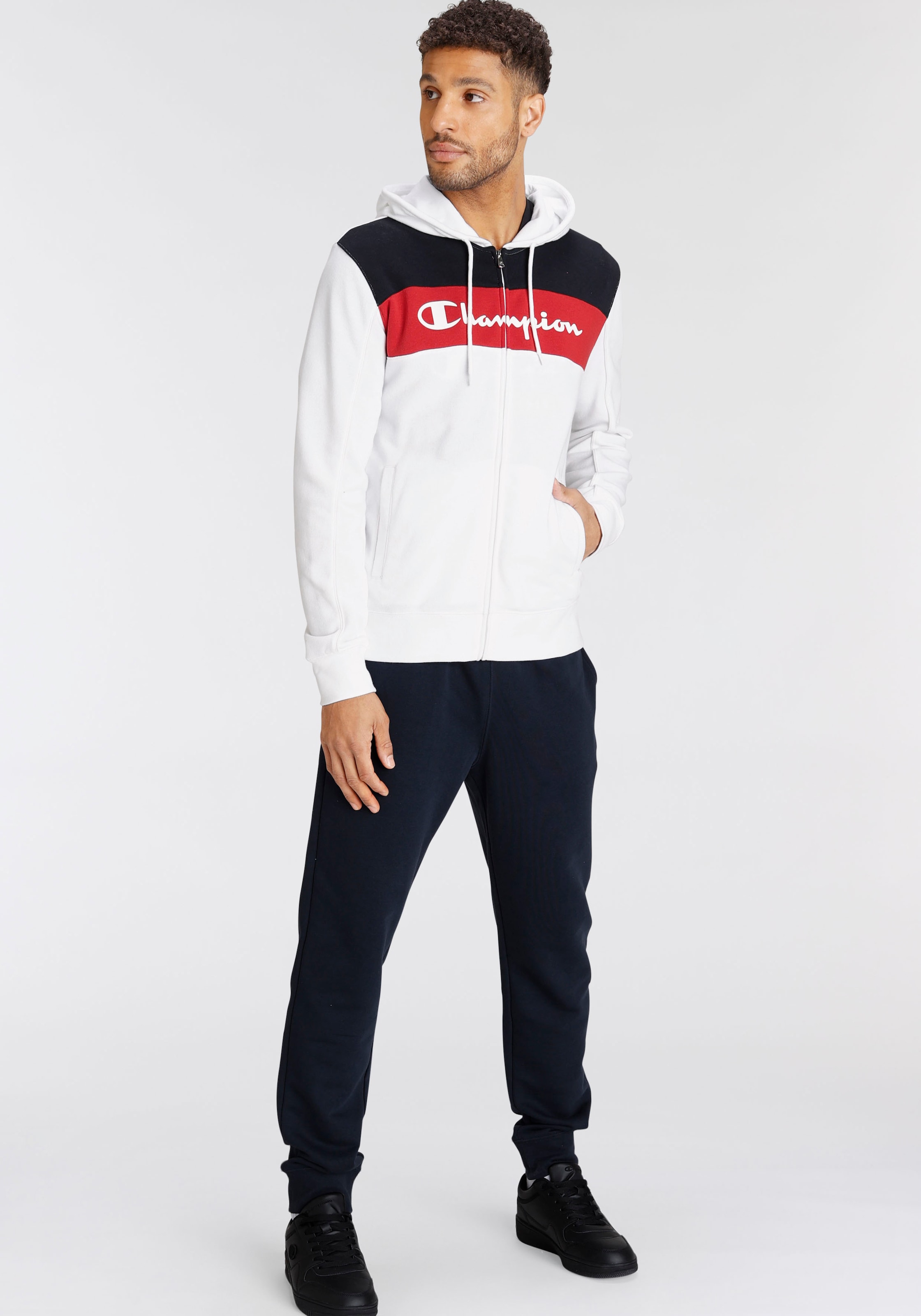 Champion Jogginganzug "Hooded Full Zip Suit", (2 tlg.)