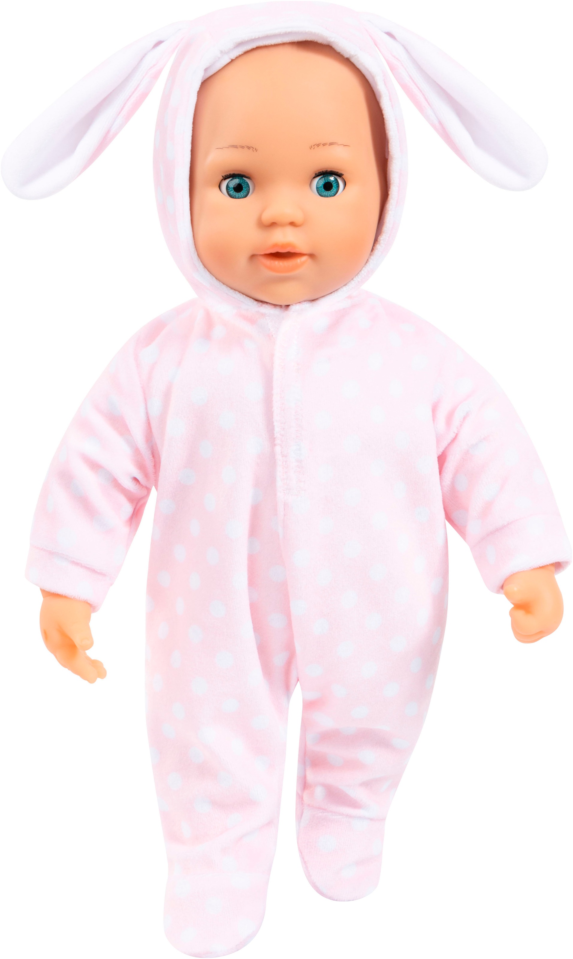 Bayer Babypuppe »Anna First Words Baby, 38 cm rosa«, (3 tlg.)