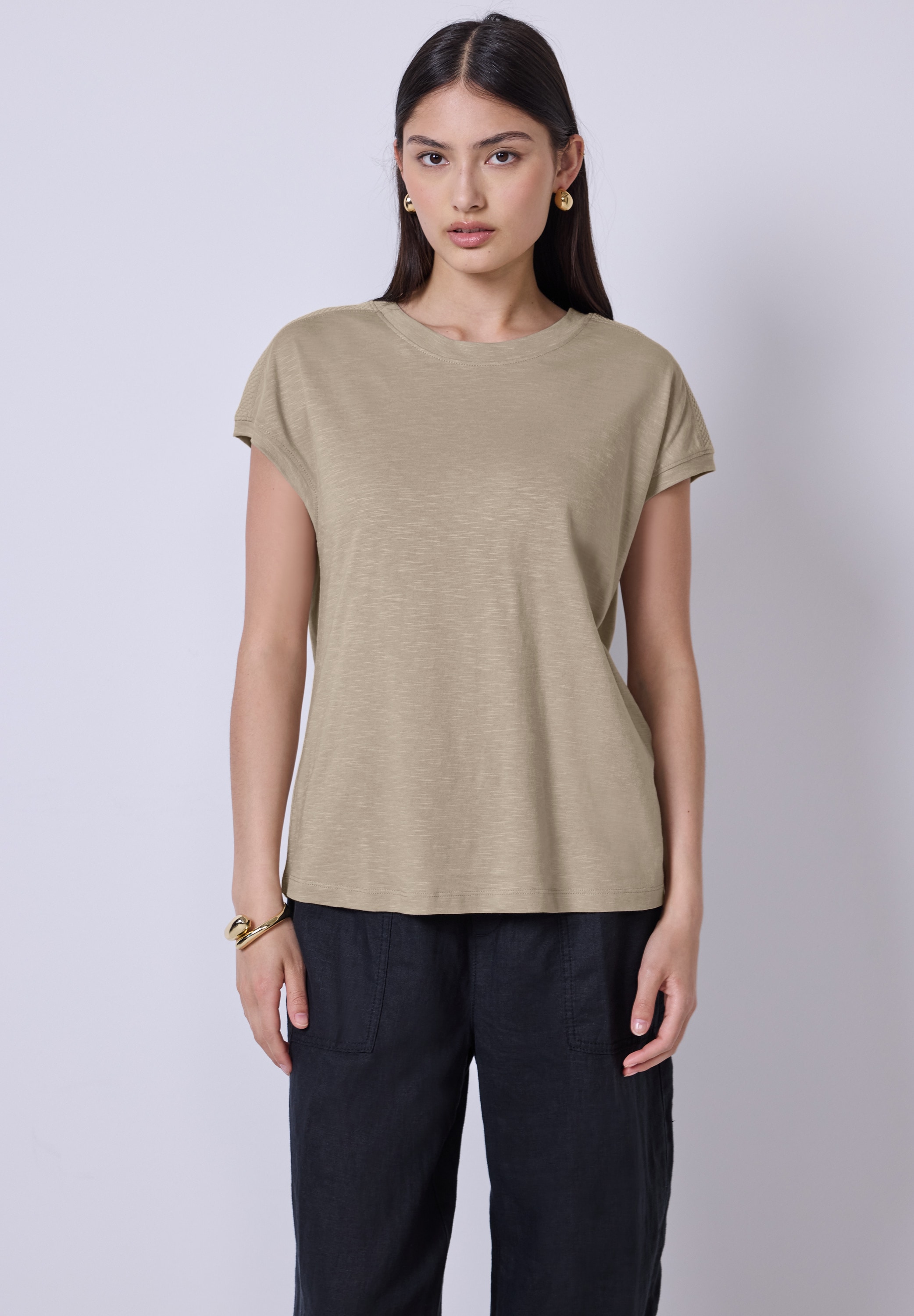 STREET ONE STUDIO T-Shirt, im soften Baumwoll-Mix günstig online kaufen