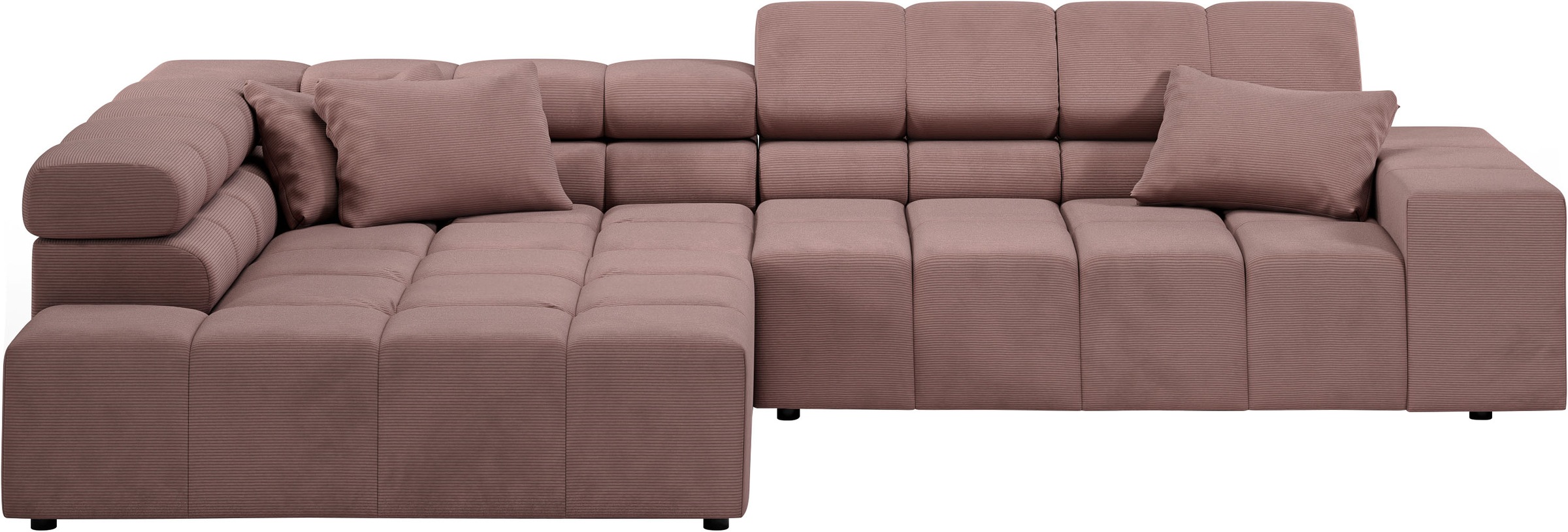 INOSIGN Ecksofa "Ancona incl. Kopfteilverstellung, Breite 319cm, L-Form", w günstig online kaufen
