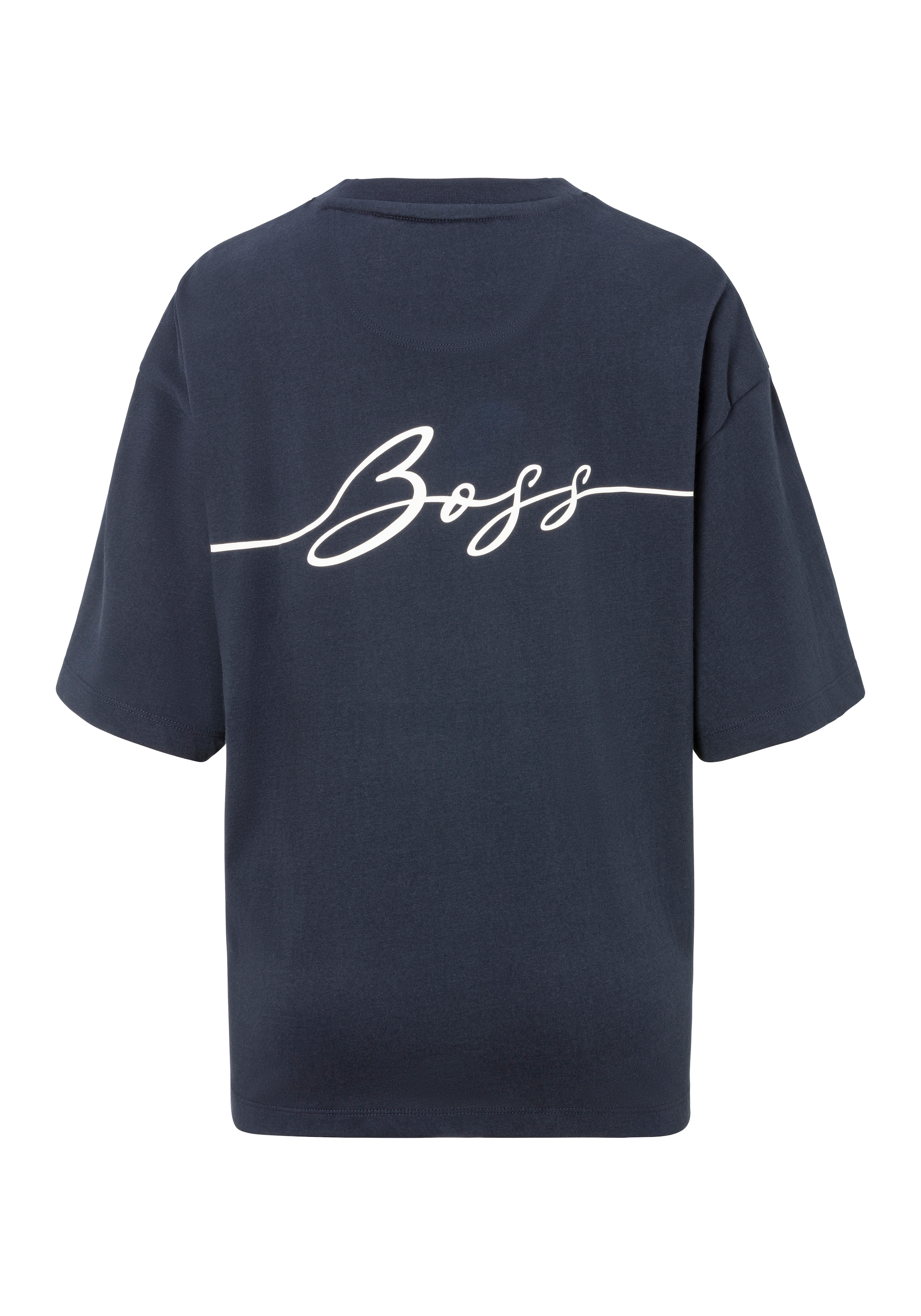BOSS ORANGE T-Shirt »Eboyfriend Premium Damenmode«, mit Graphic Details