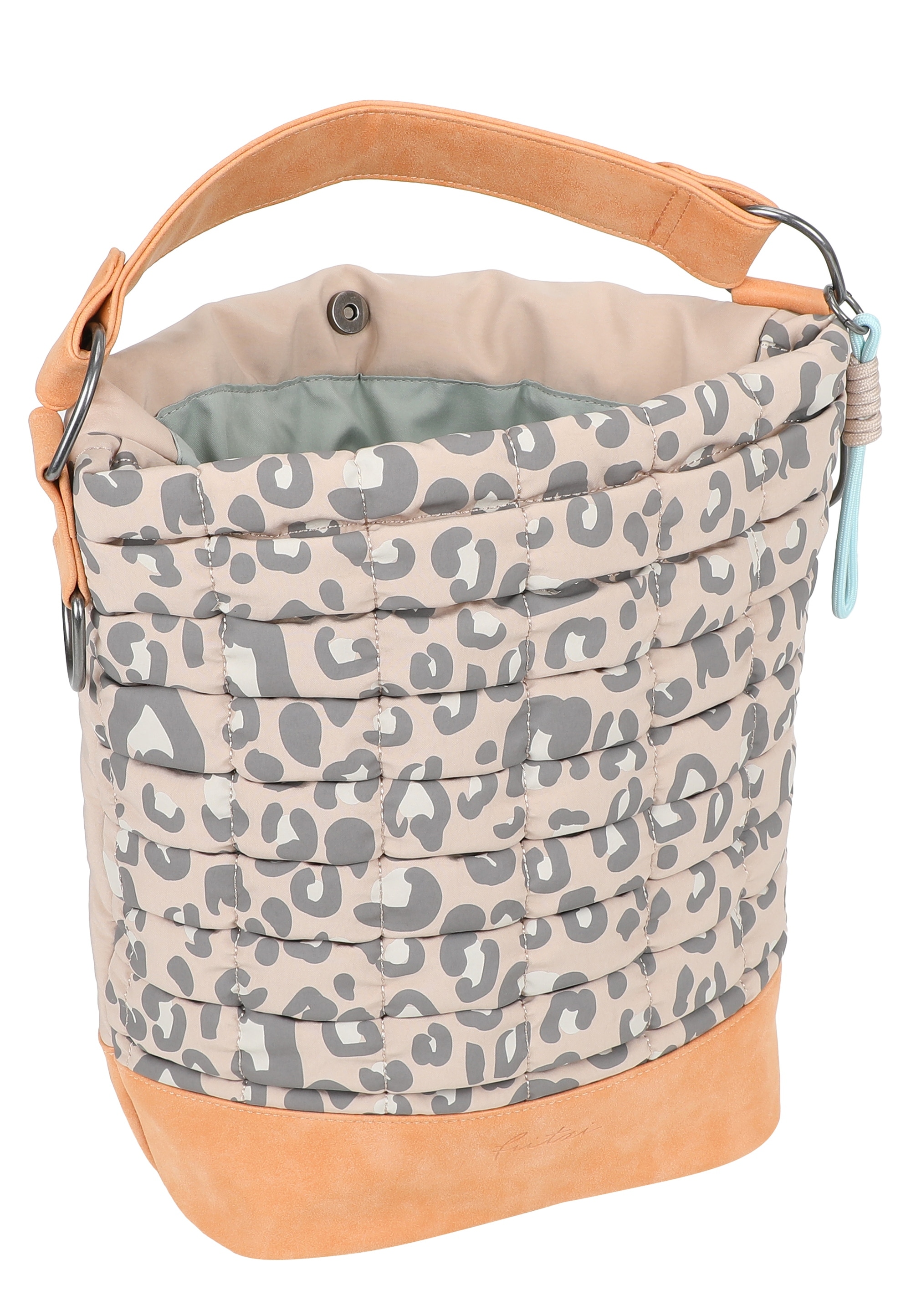 Fritzi aus Preußen Henkeltasche »Leo Bubble Soft Anthra«, aus 3D-Bubble Nylon-Material
