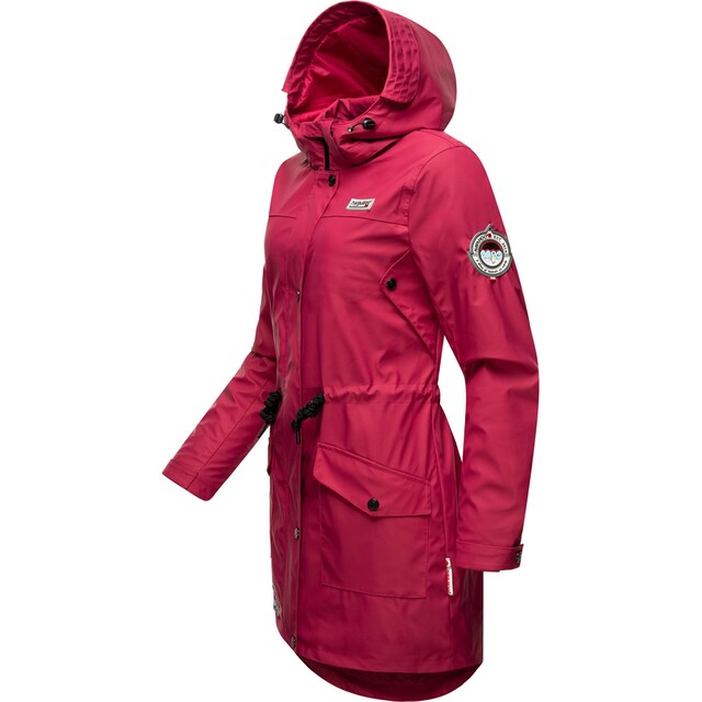 Navahoo Outdoorjacke »Deike«, mit Kapuze, modischer Damen Outdoor  Regenmantel auf Raten | BAUR