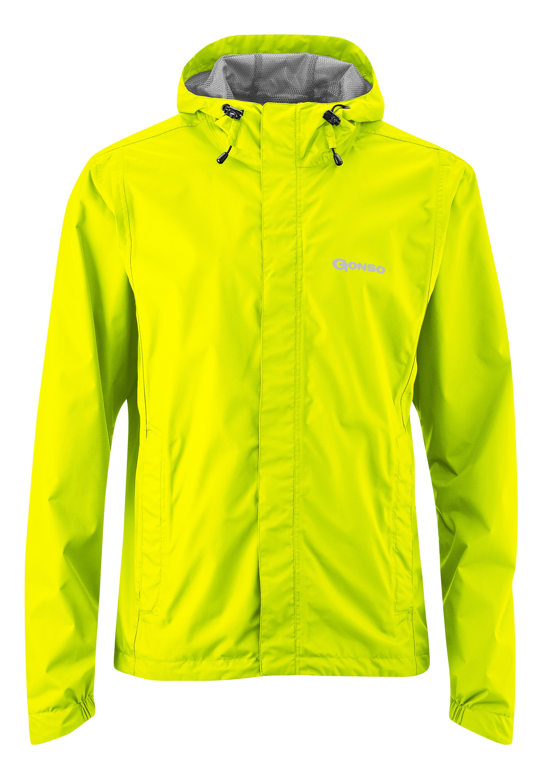 Gonso Fahrradjacke »Save Light«, Herren Regenjacke wind- und wasserdicht,  Radjacke mit Kapuze ▷ kaufen | BAUR | Jacken