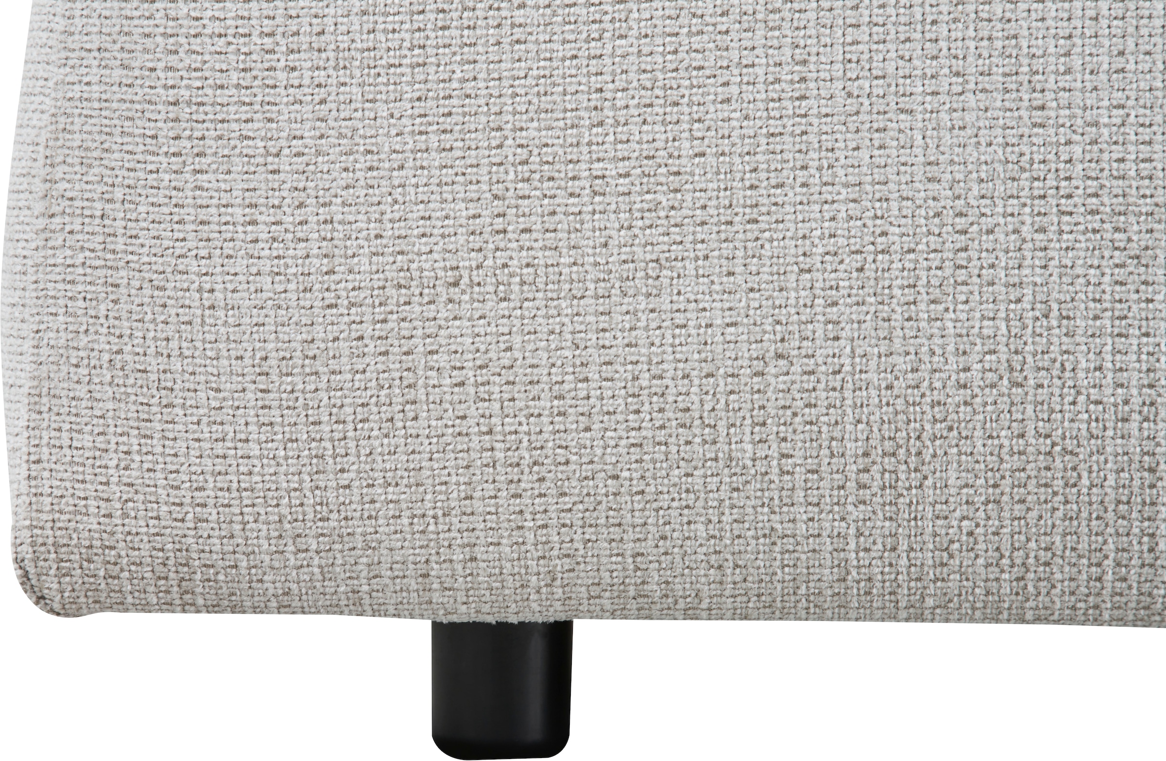 andas Ecksofa »Linkka, Breite 301 cm«, L-Form, in einem weichen Chenille-Stoff, mit Wellenunterfederung