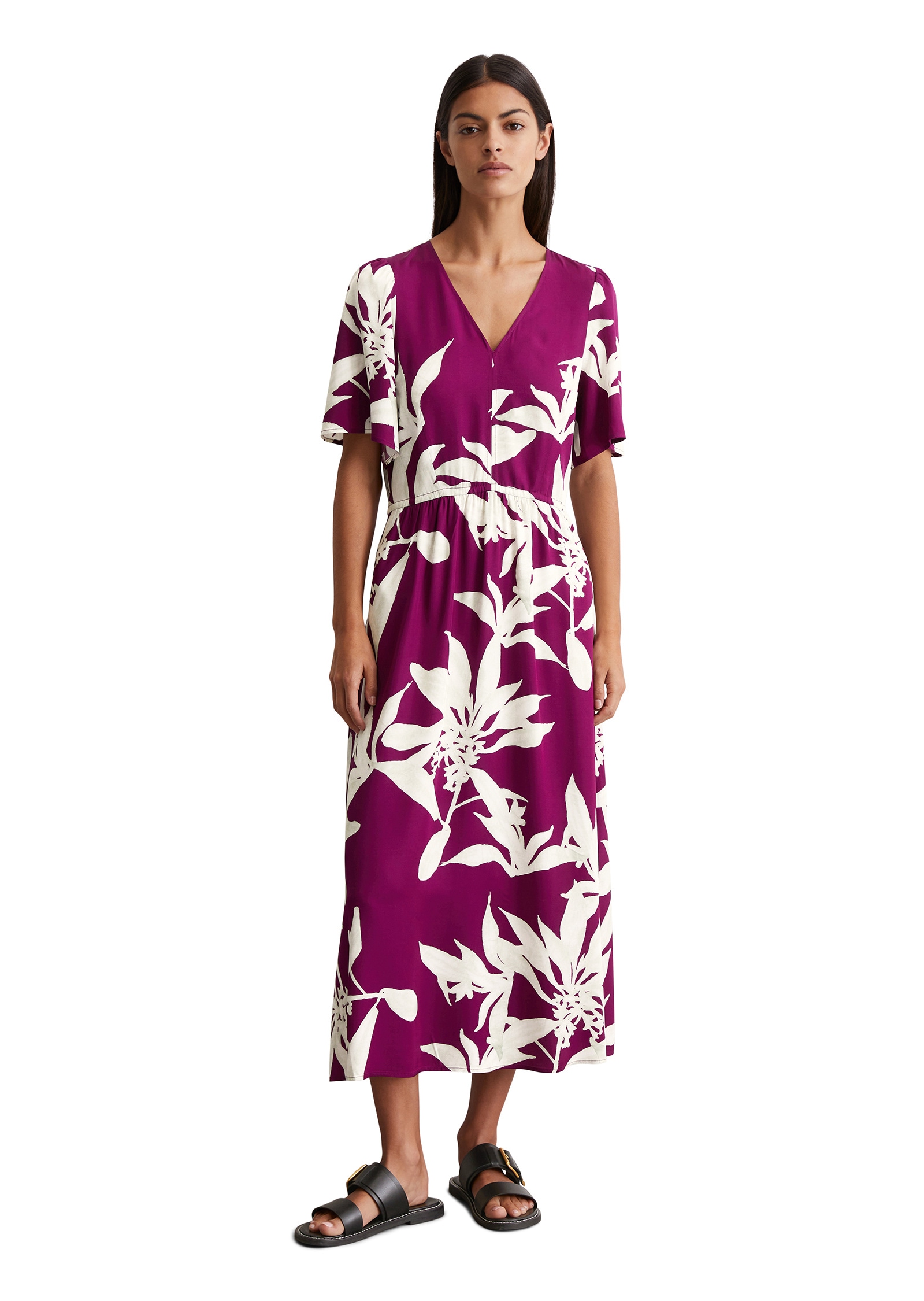 Marc O'Polo Druckkleid »aus fließendem Viskose-Twill«