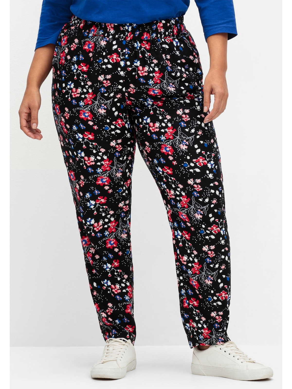 Sheego Schlupfhose »Große Größen«, mit Blumenprint
