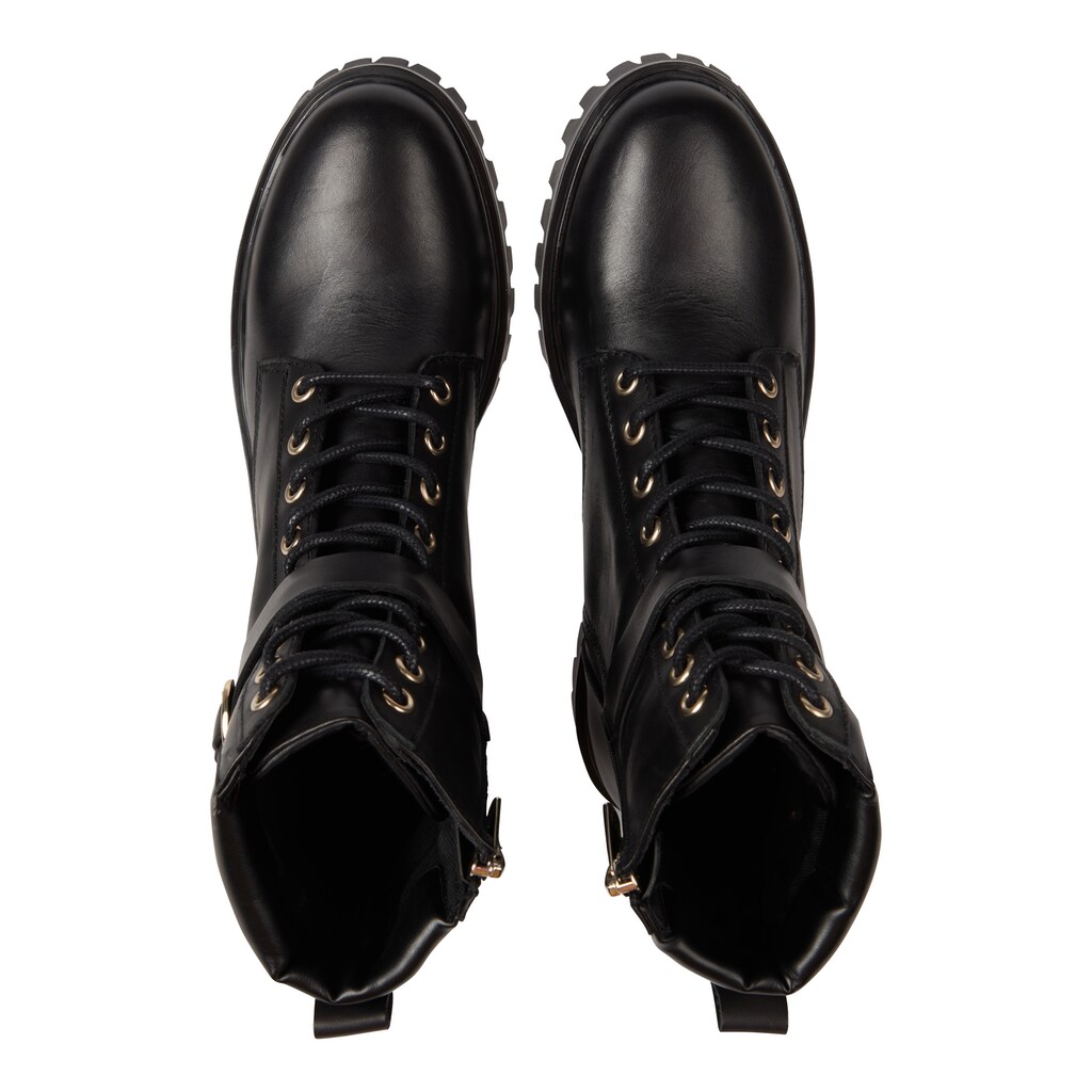 Tommy Hilfiger Schnürboots »BUCKLE LACE UP BOOT«