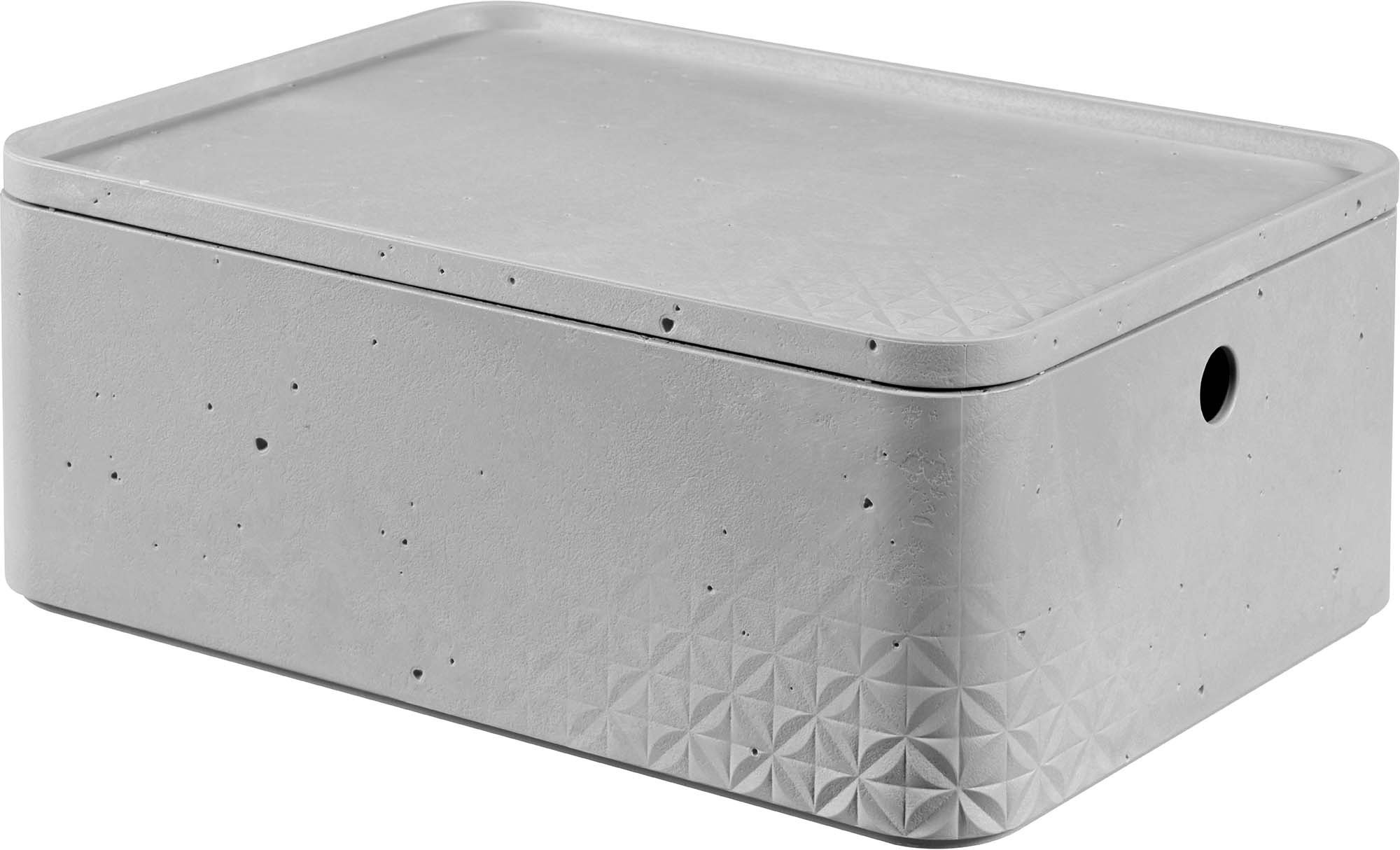 Curver Organizer »BETON M«, (Set, 3 St.), Aufbewahrungsbox, stapelbar, je 8 Liter