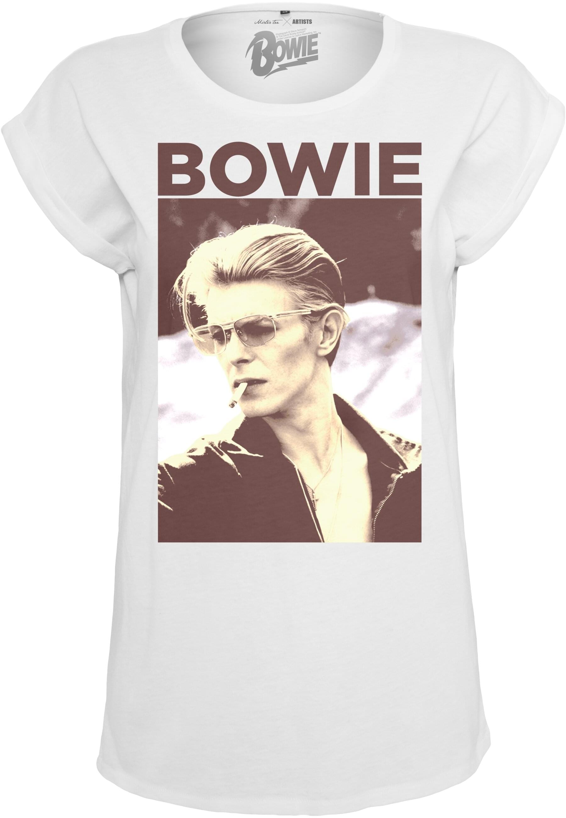 MisterTee T-Shirt "MisterTee Damen Ladies David Bowie Tee" 1 Stk. tlg. günstig online kaufen
