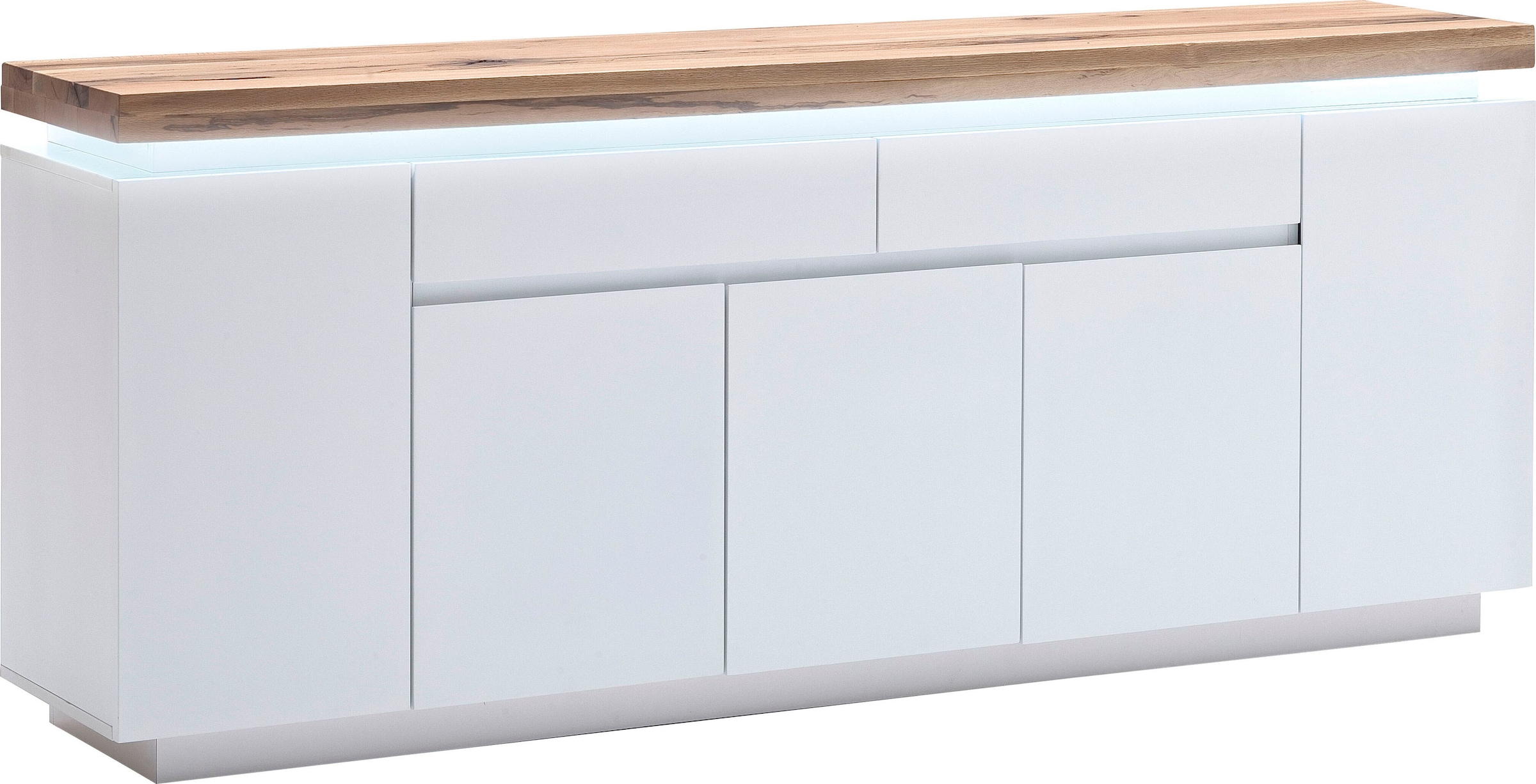 Sideboard »Romina«, mit LED Beleuchtung weiß dimmbar, inkl. Fernbedienung