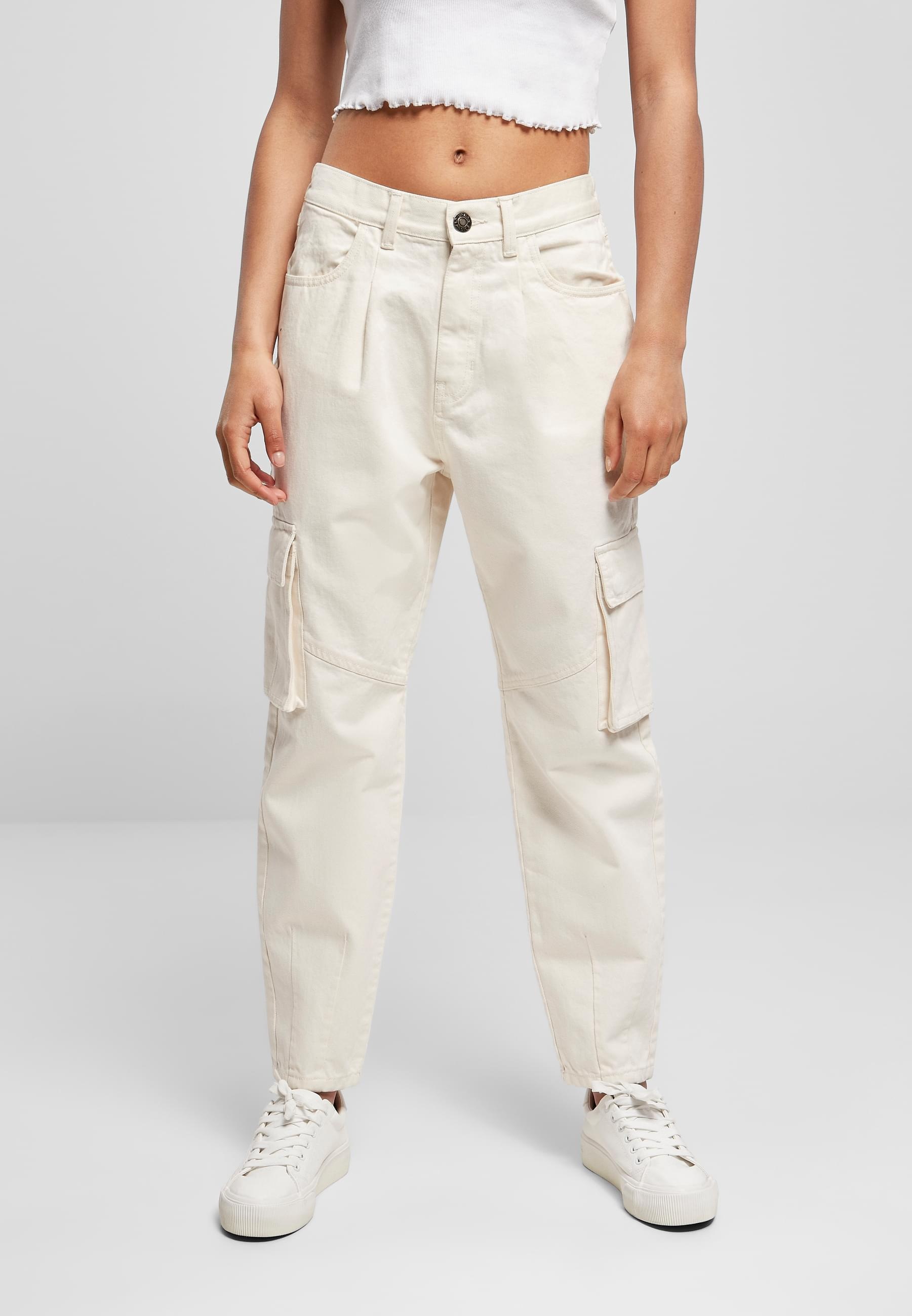 URBAN CLASSICS Cargohose »Urban Classics Damen Ladies Ballon Fit Cargo Twill Pants«, (1 tlg.)