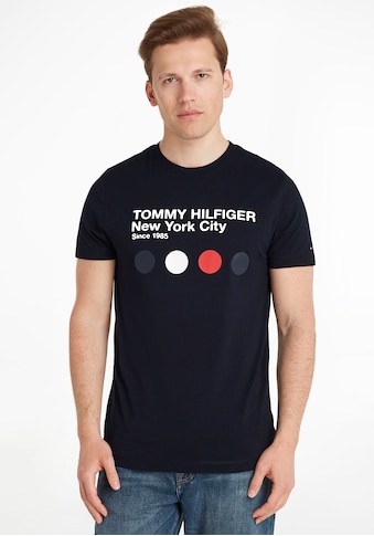 TOMMY HILFIGER Marškinėliai »METRO DOT GRAPHIC TEE« s...
