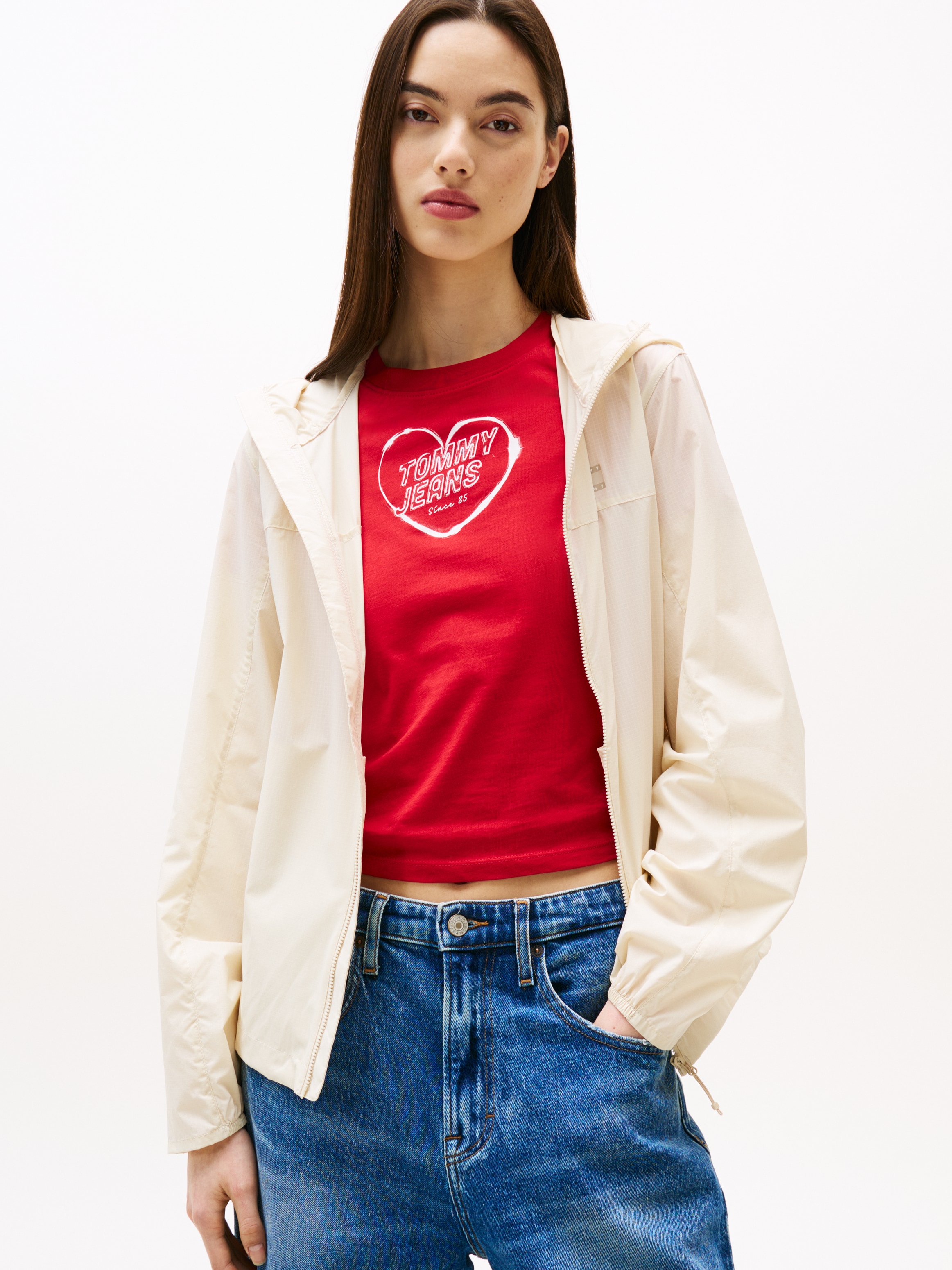 Tommy Jeans Windbreaker "TJW OUTDOOR SHELL JACKET" mit Kapuze günstig online kaufen