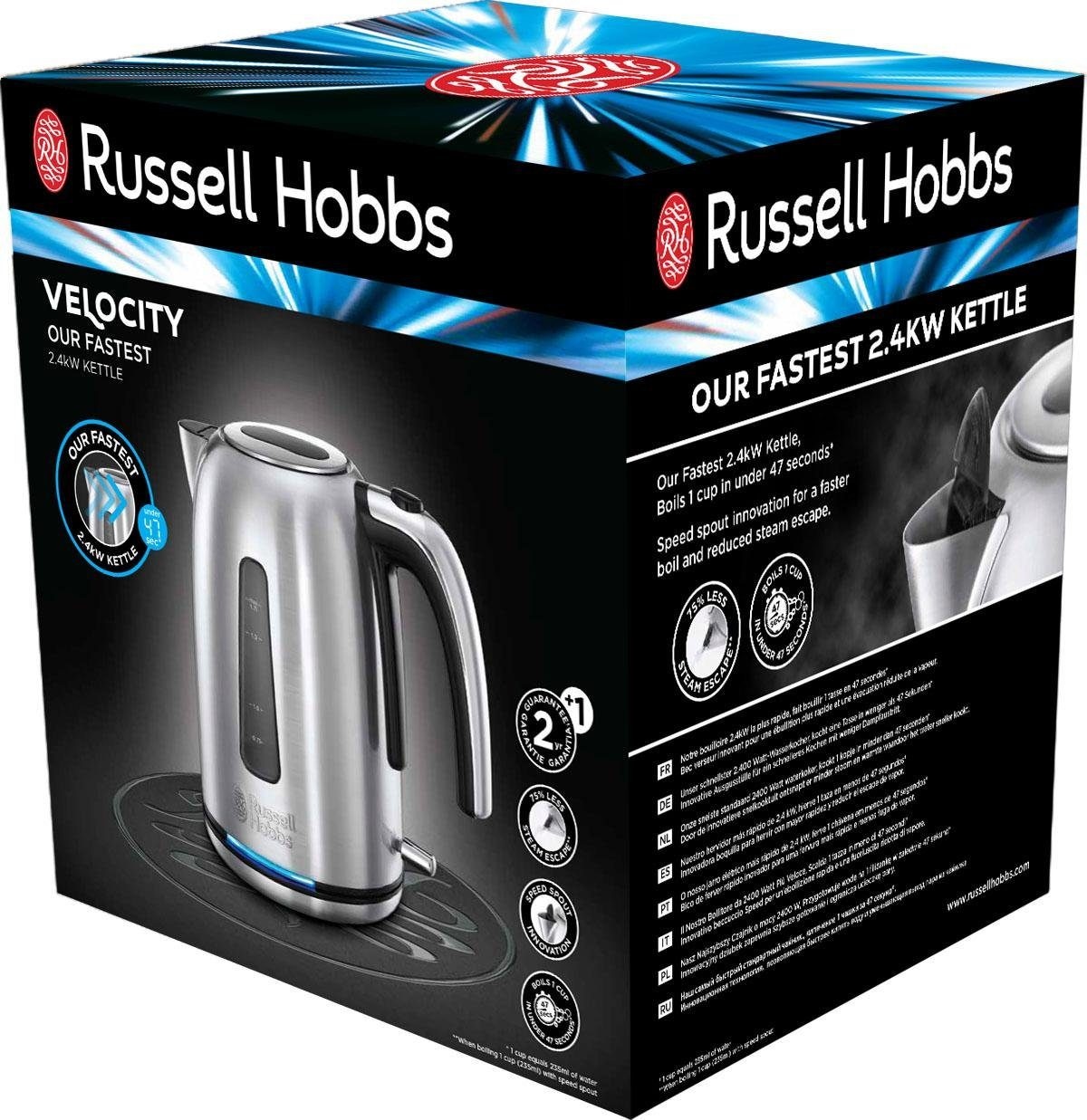 RUSSELL HOBBS Wasserkocher »Velocity 2394070«, 1,7 l, 2400 W BAUR