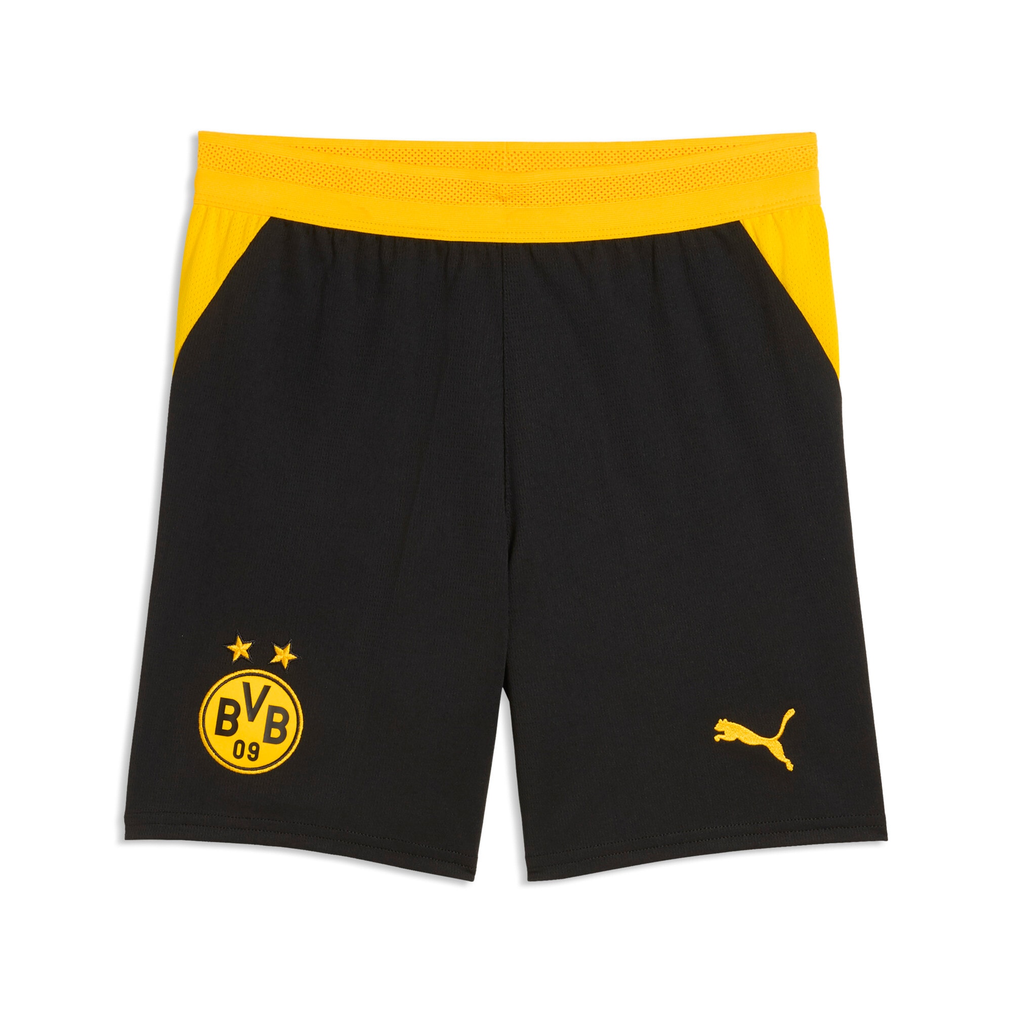 PUMA Trainingsshorts "BVB SHORTS REPLICA JR" Regular Fit, für Jugendliche, sportlicher Stil