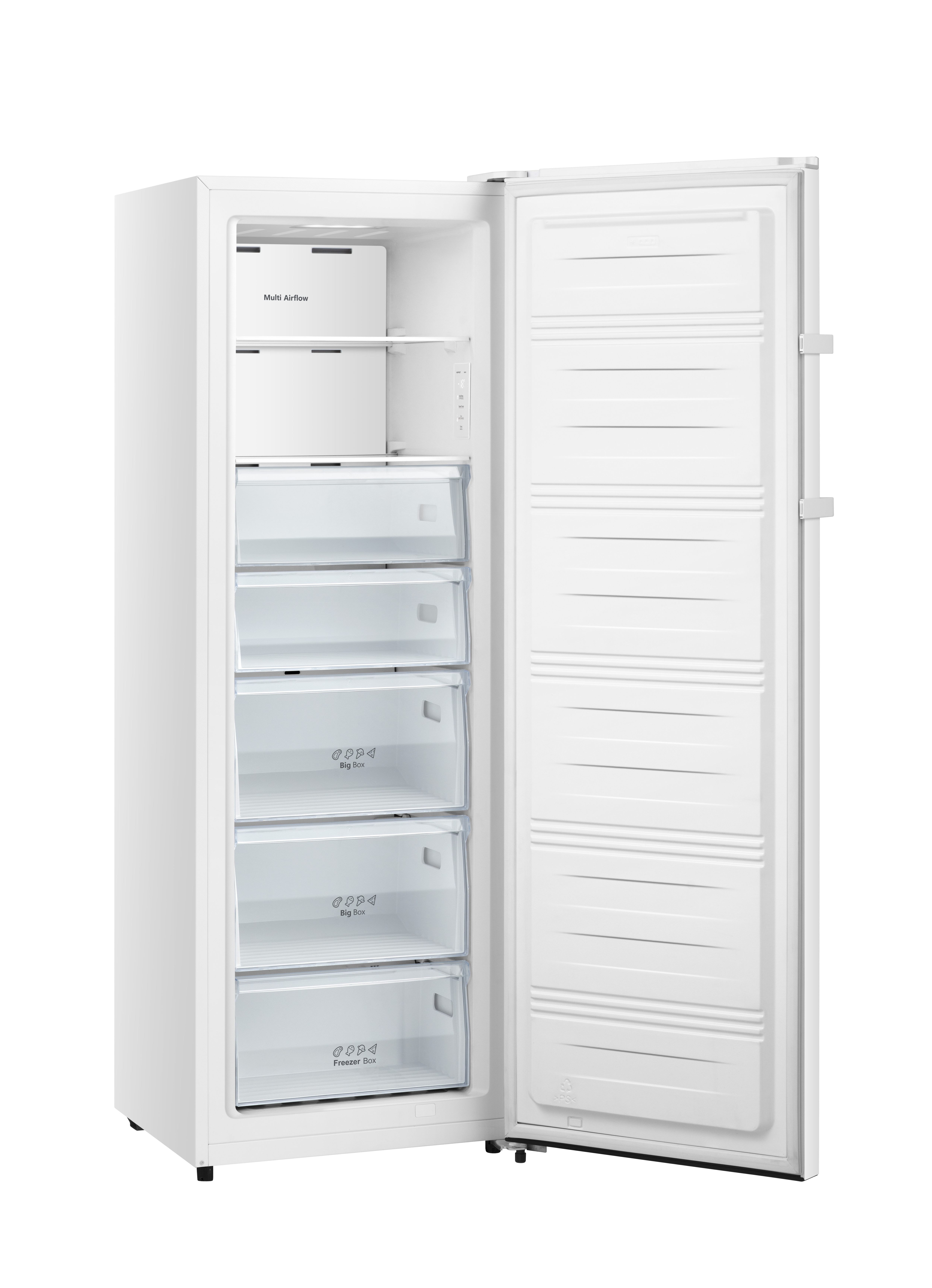 Hisense Gefrierschrank "FV298N4AWE" 172 cm hoch 59,5 cm breit LED Display, Total NoFrost, SuperFreeze Funktion