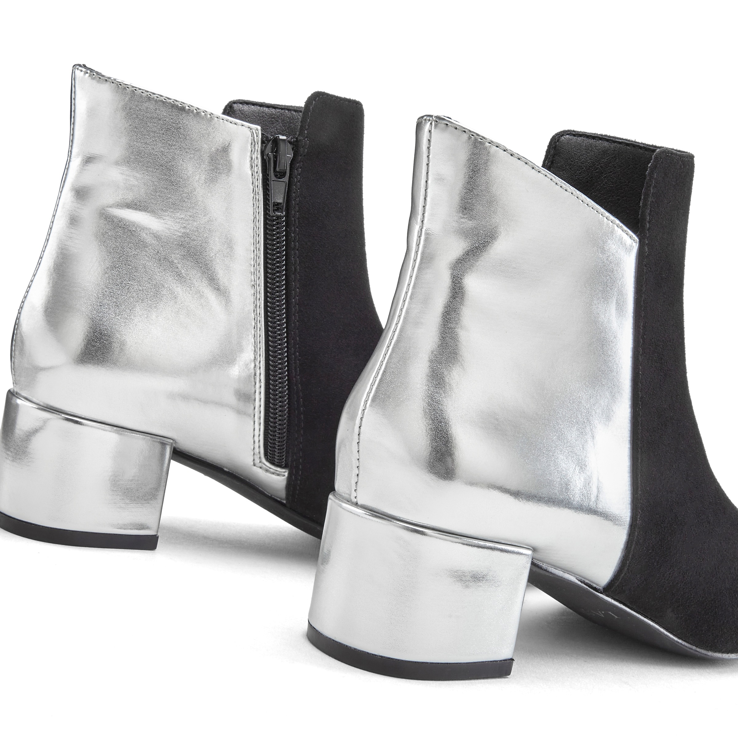 LASCANA Stiefelette, mit komfortablem Blockabsatz, Stiefel, Boots VEGAN