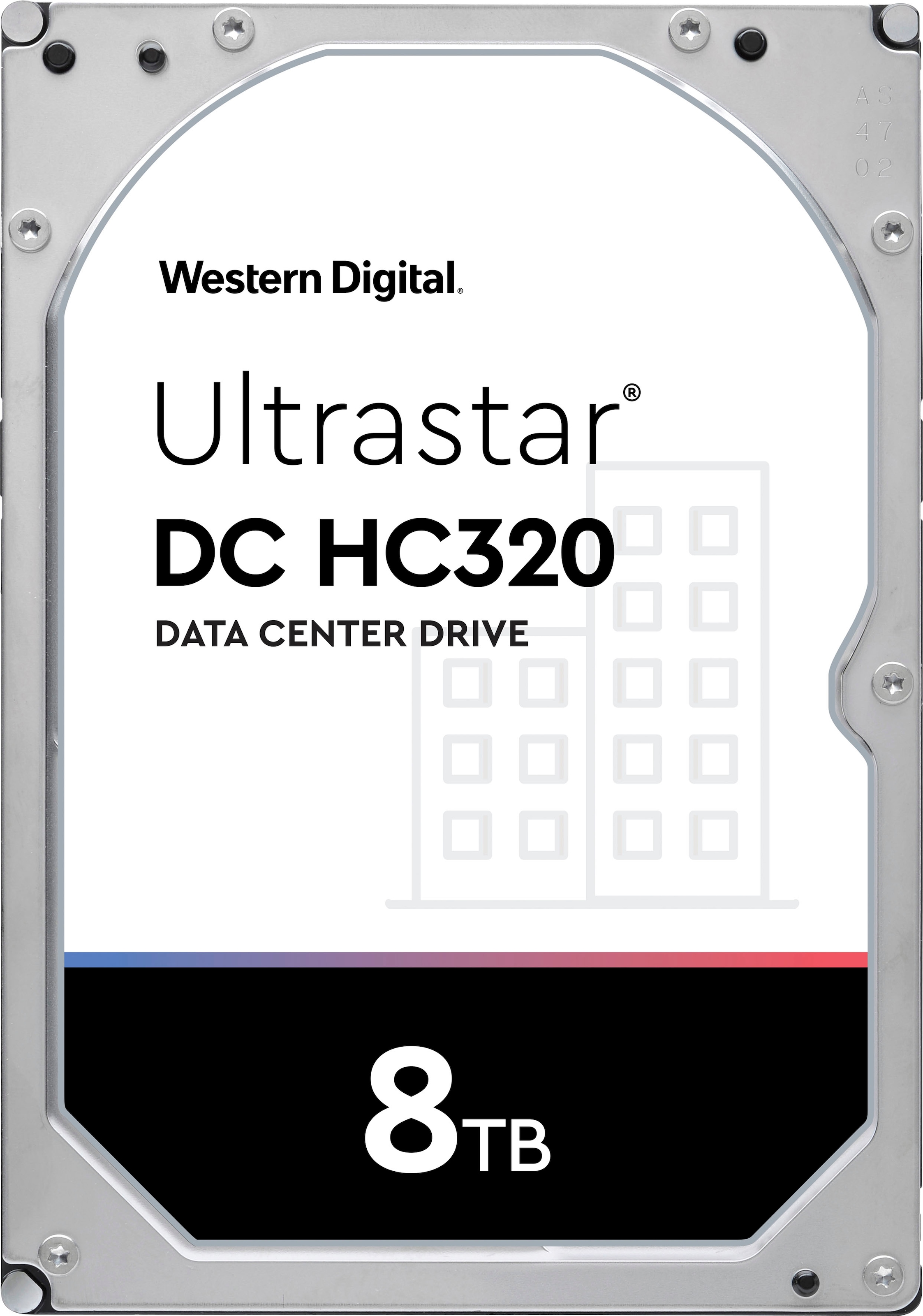 Western Digital HDD-Festplatte »Ultrastar DC HC320 8TB«, 3,5 Zoll, Anschluss SATA, Bulk