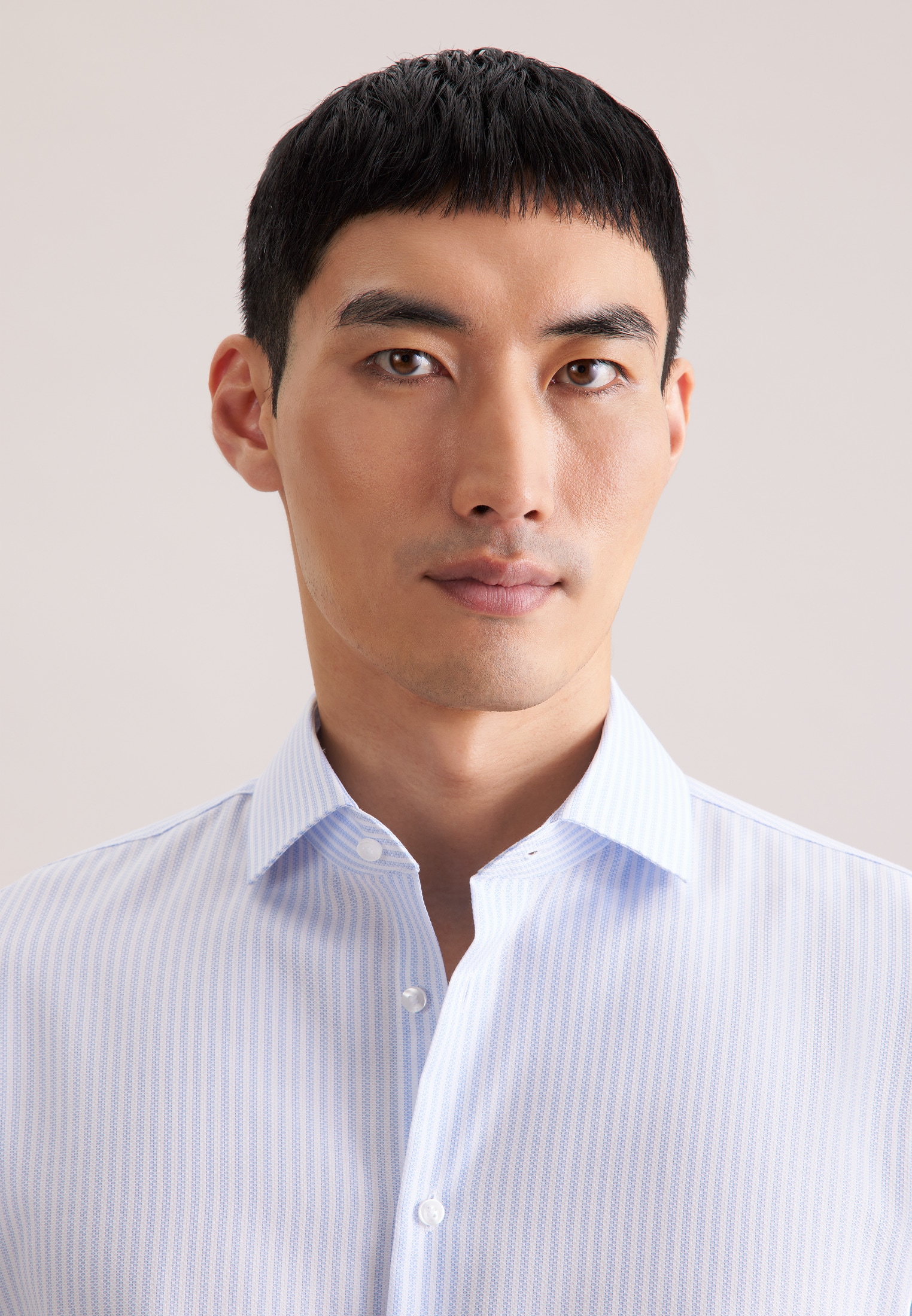 seidensticker Businesshemd »Schwarze Rose« Slim 1/1 Kentkragen Gestreift