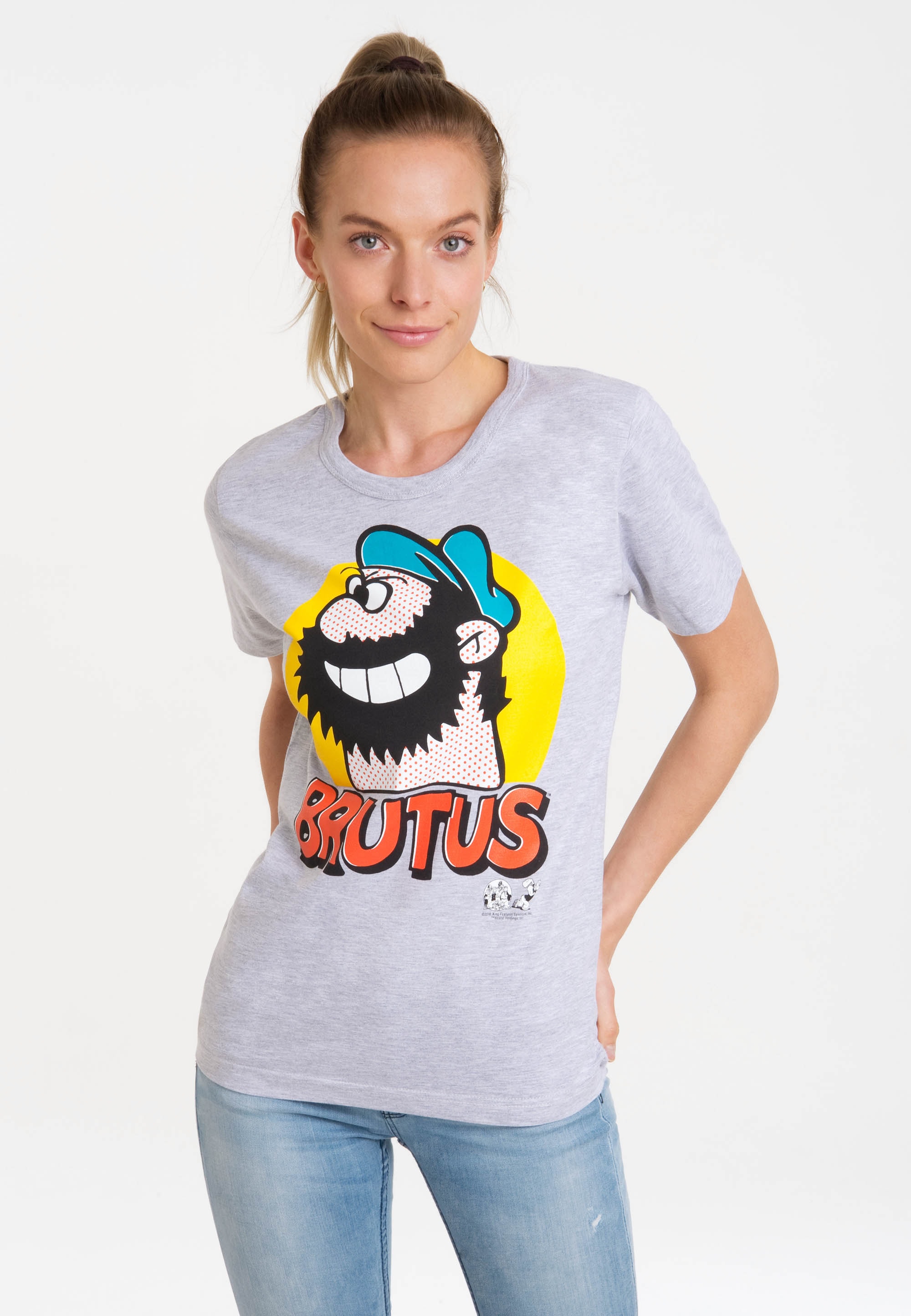 LOGOSHIRT T-Shirt "Popeye - Brutus Popart", mit lizenziertem Print günstig online kaufen