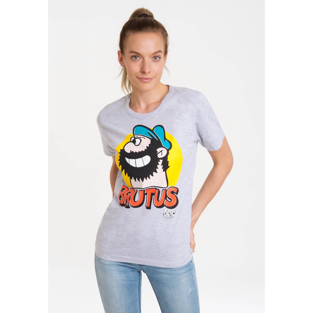 LOGOSHIRT T-Shirt »Popeye Brutus Popart« mit lizenziertem Print LOGOSHIRT T-Shirt »Popeye Brutus Popart« mit lizenziertem Print